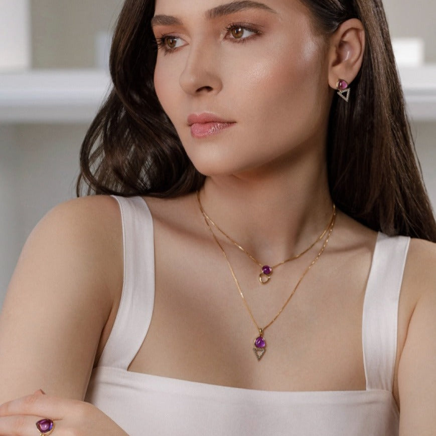 Amethyst Point Necklace