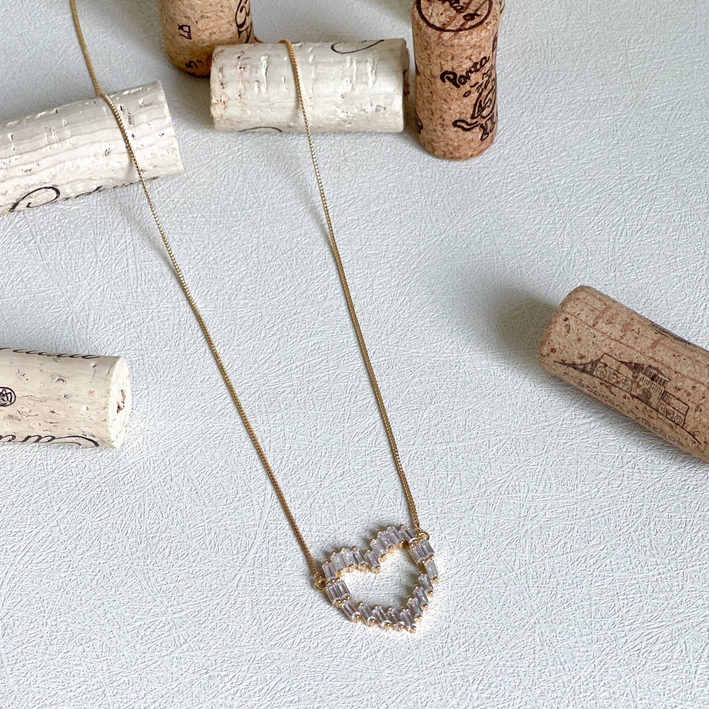 Zirconia Heart Necklace