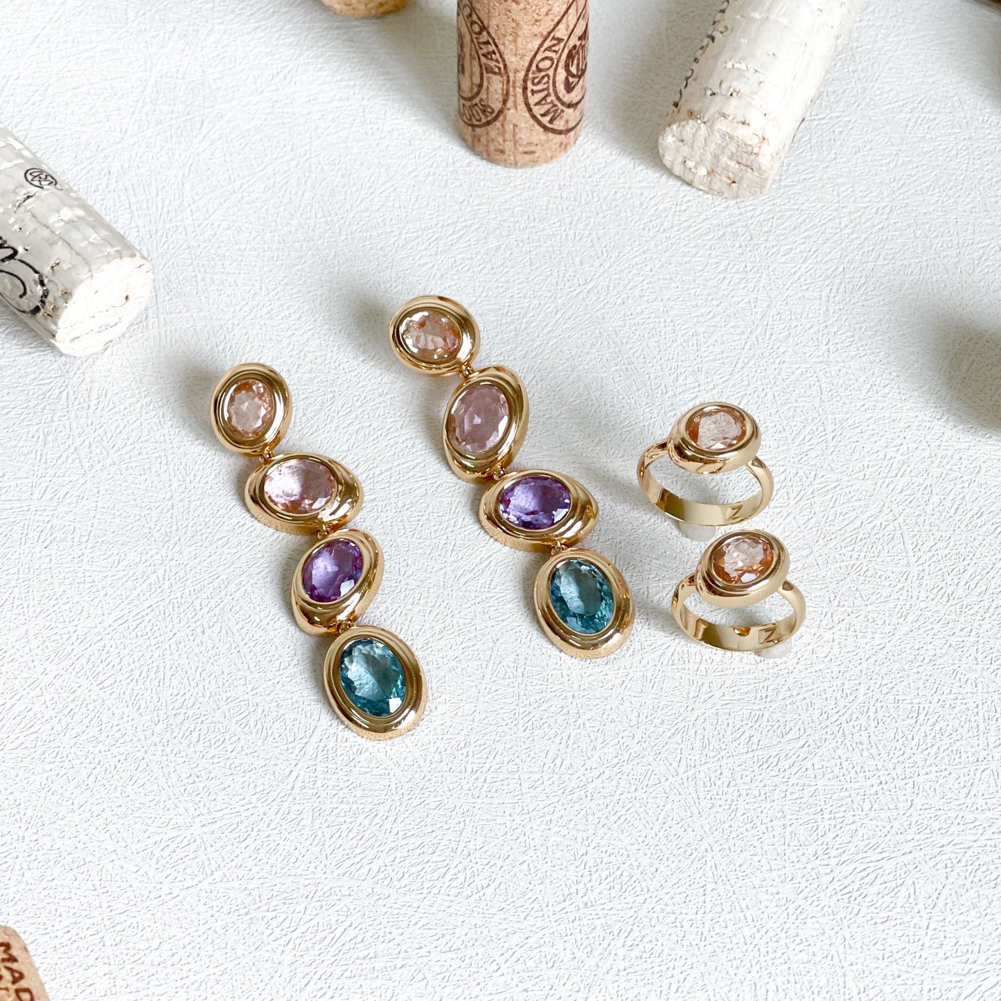 Dangle Ovals Earring