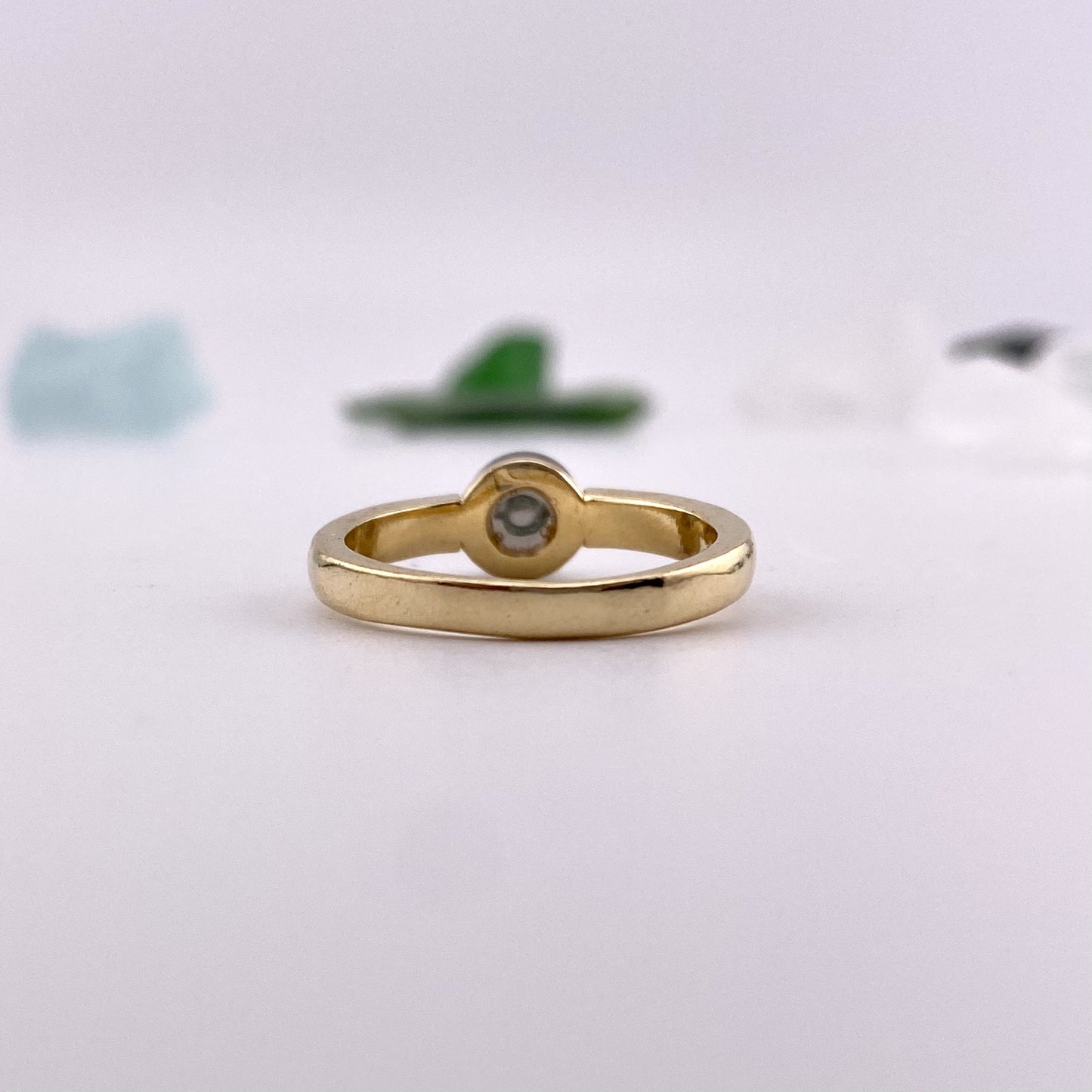 Smoky Quartz Solitaire Ring