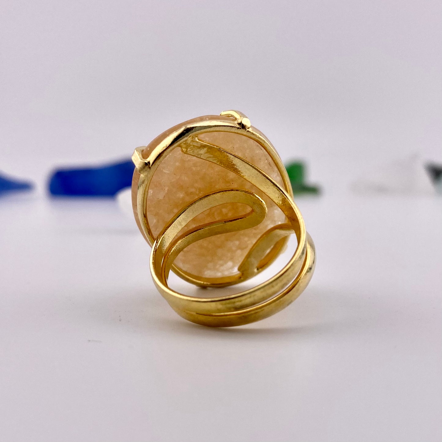 Citrine Cabochon Ring