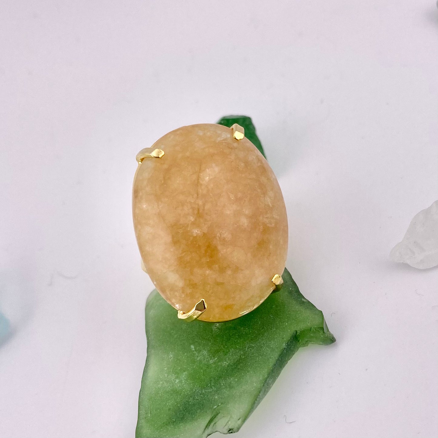 Citrine Cabochon Ring