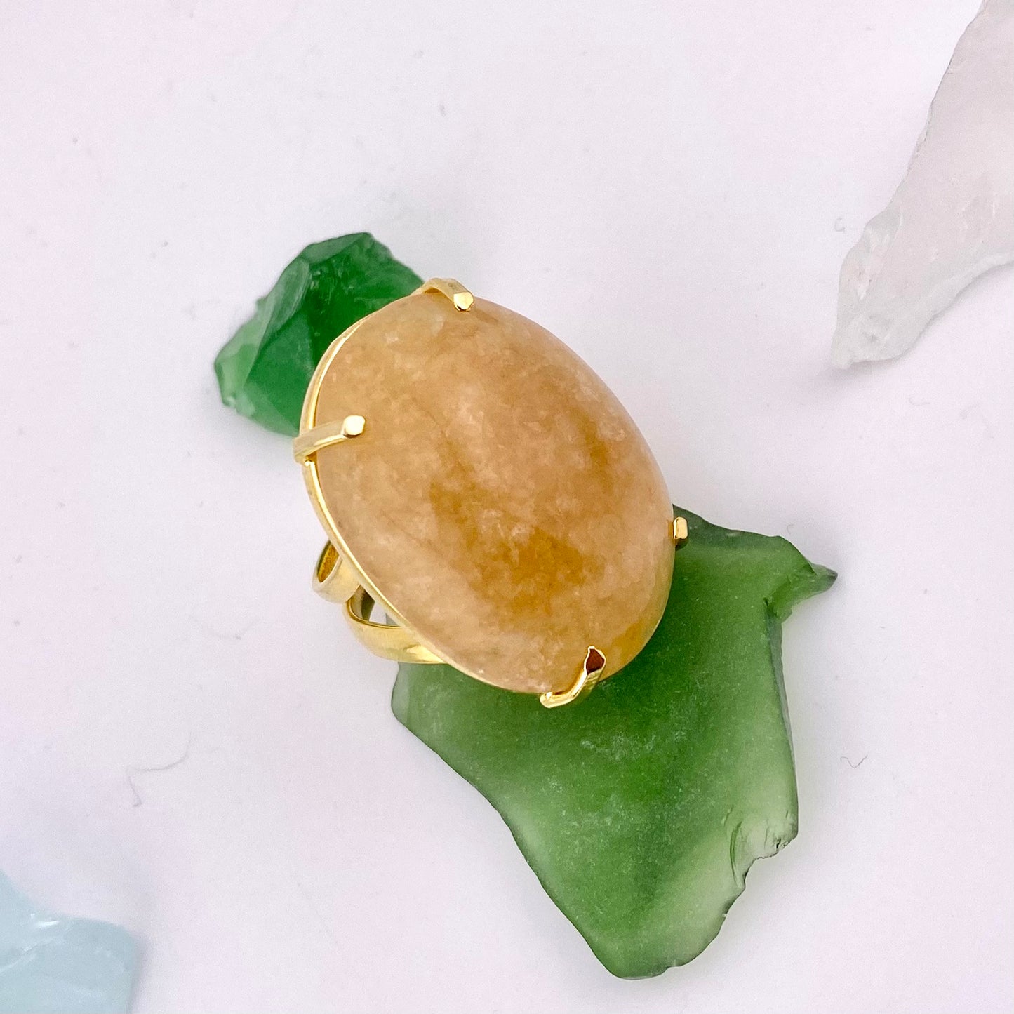 Citrine Cabochon Ring