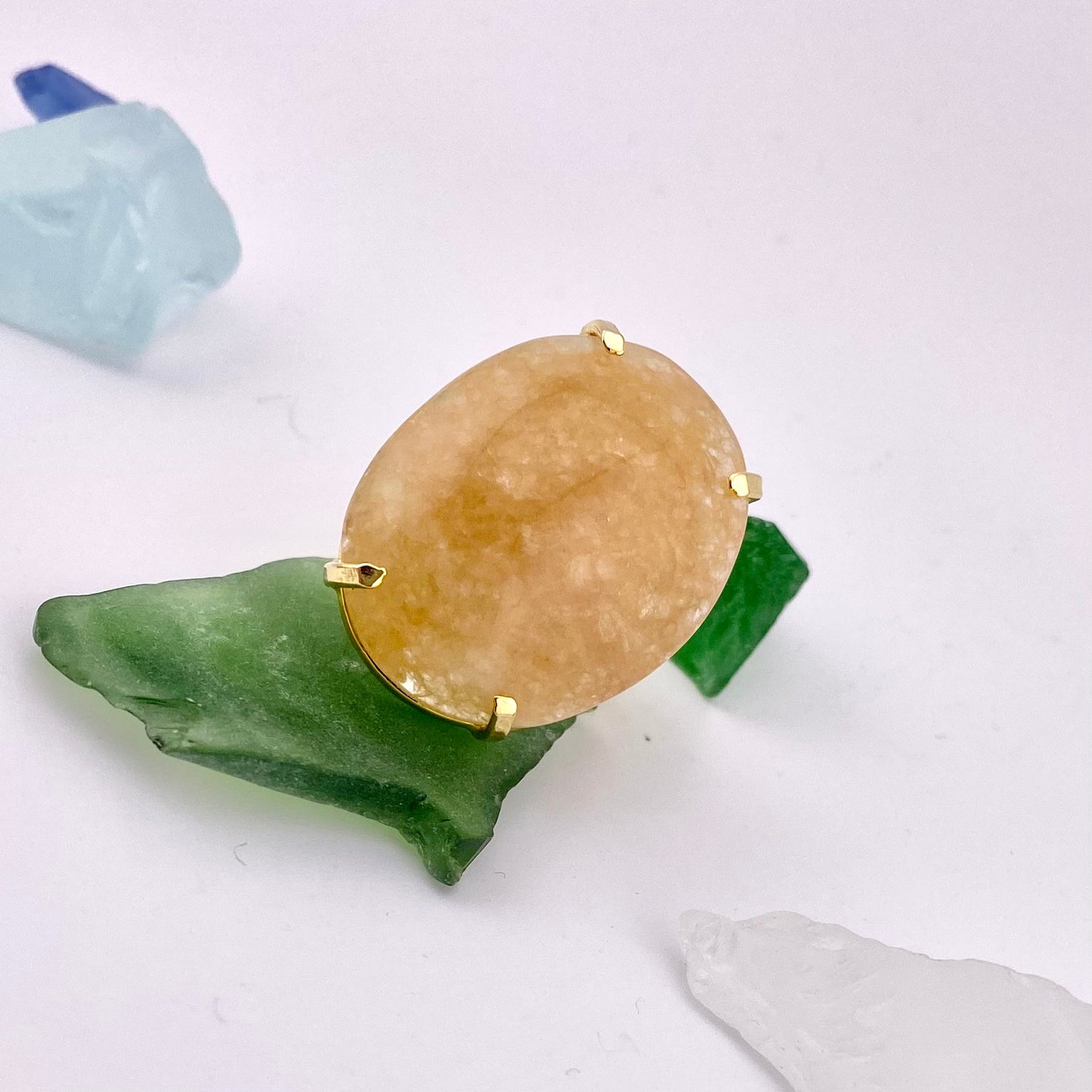 Citrine Cabochon Ring