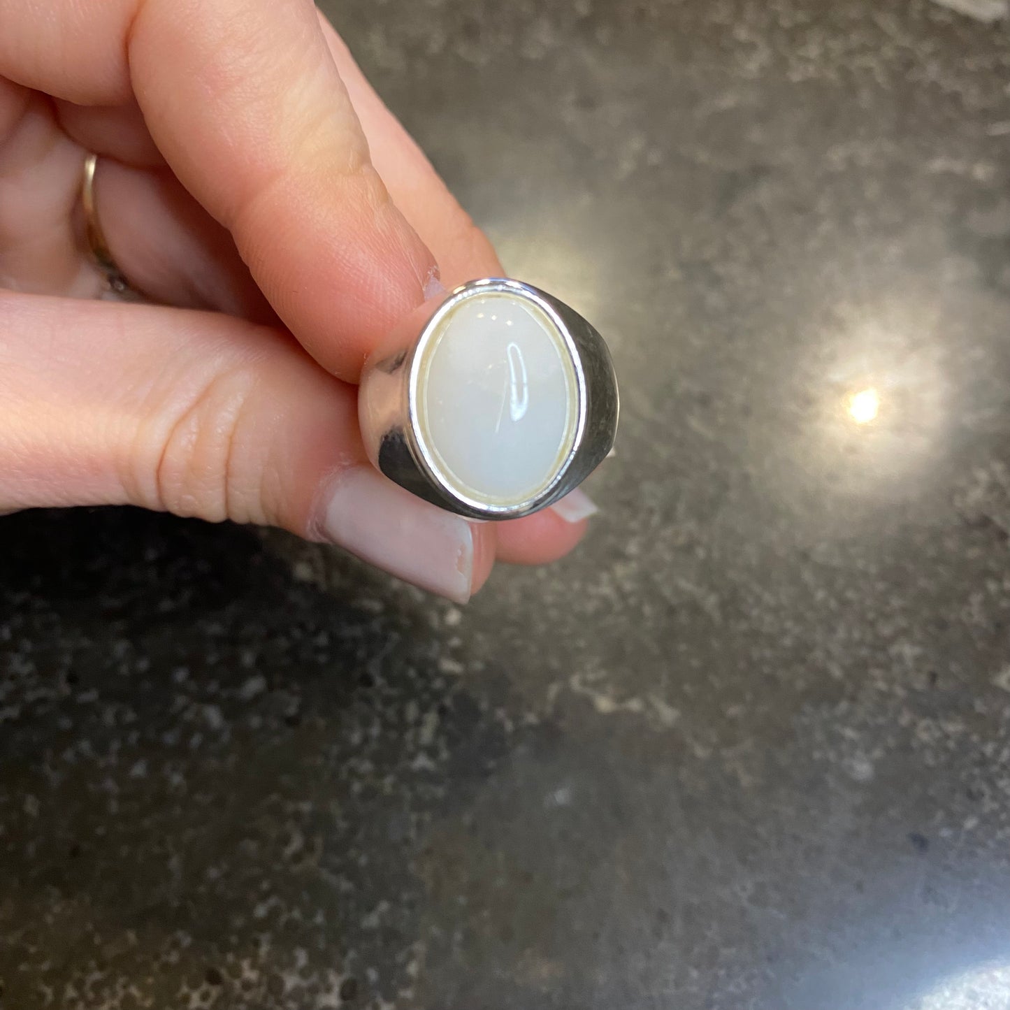 White Quartz Ring