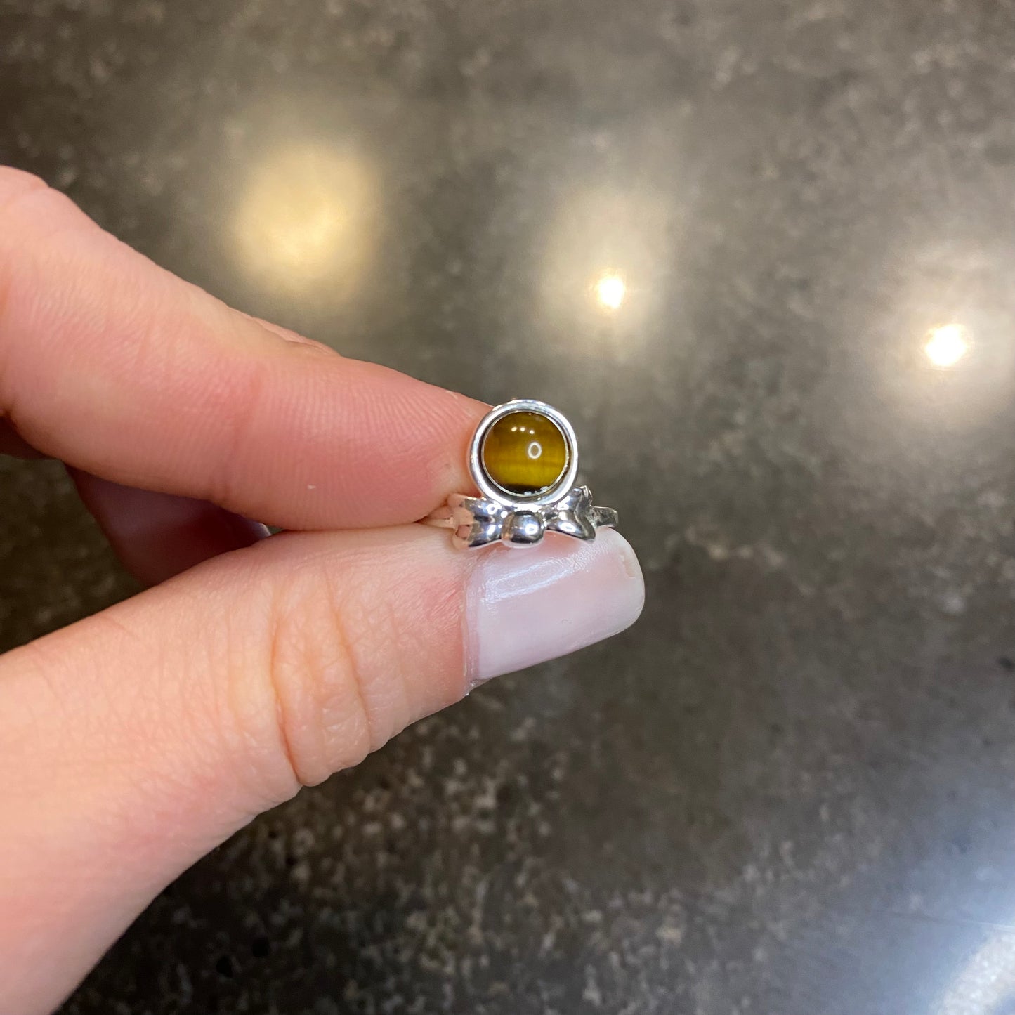 Mini Tiger's Eye Ring