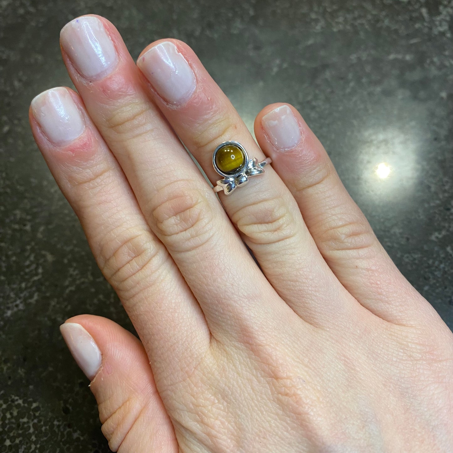 Mini Tiger's Eye Ring