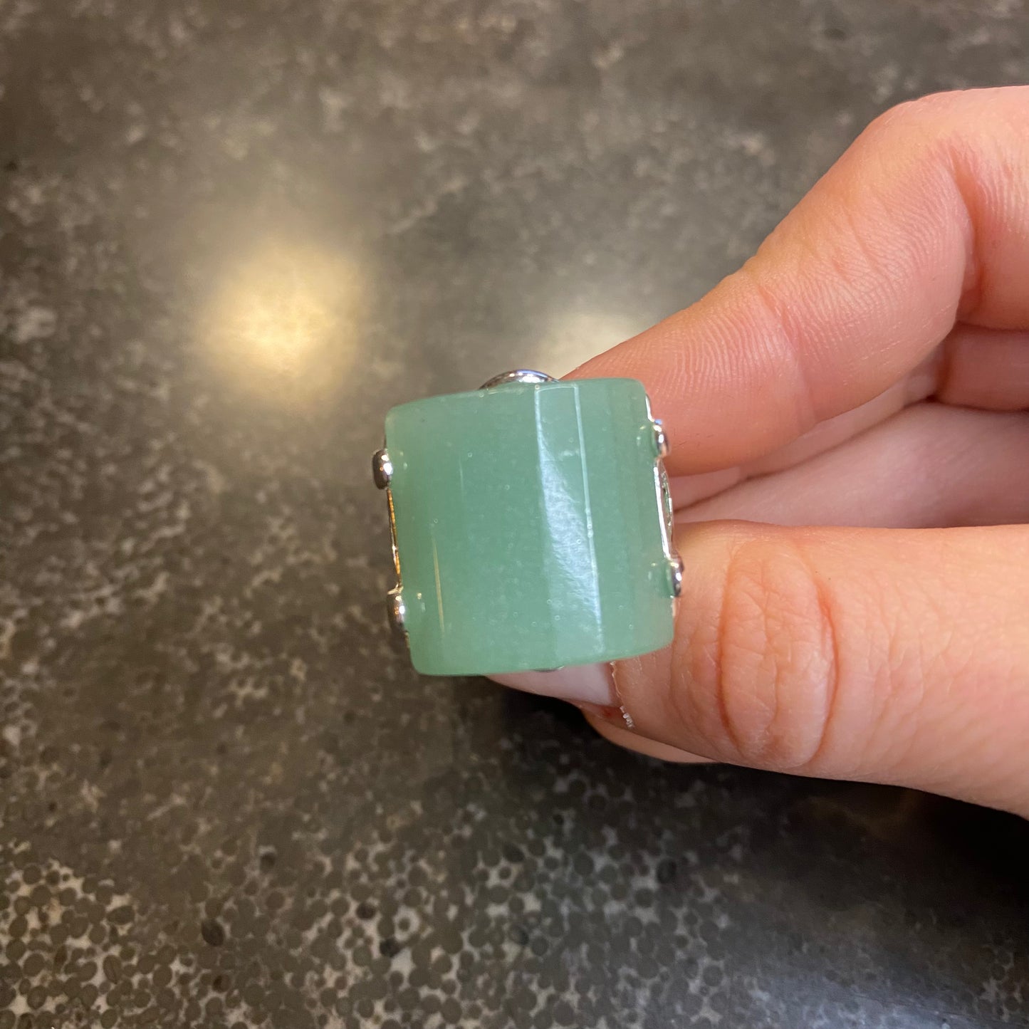 Green Quartz Ring