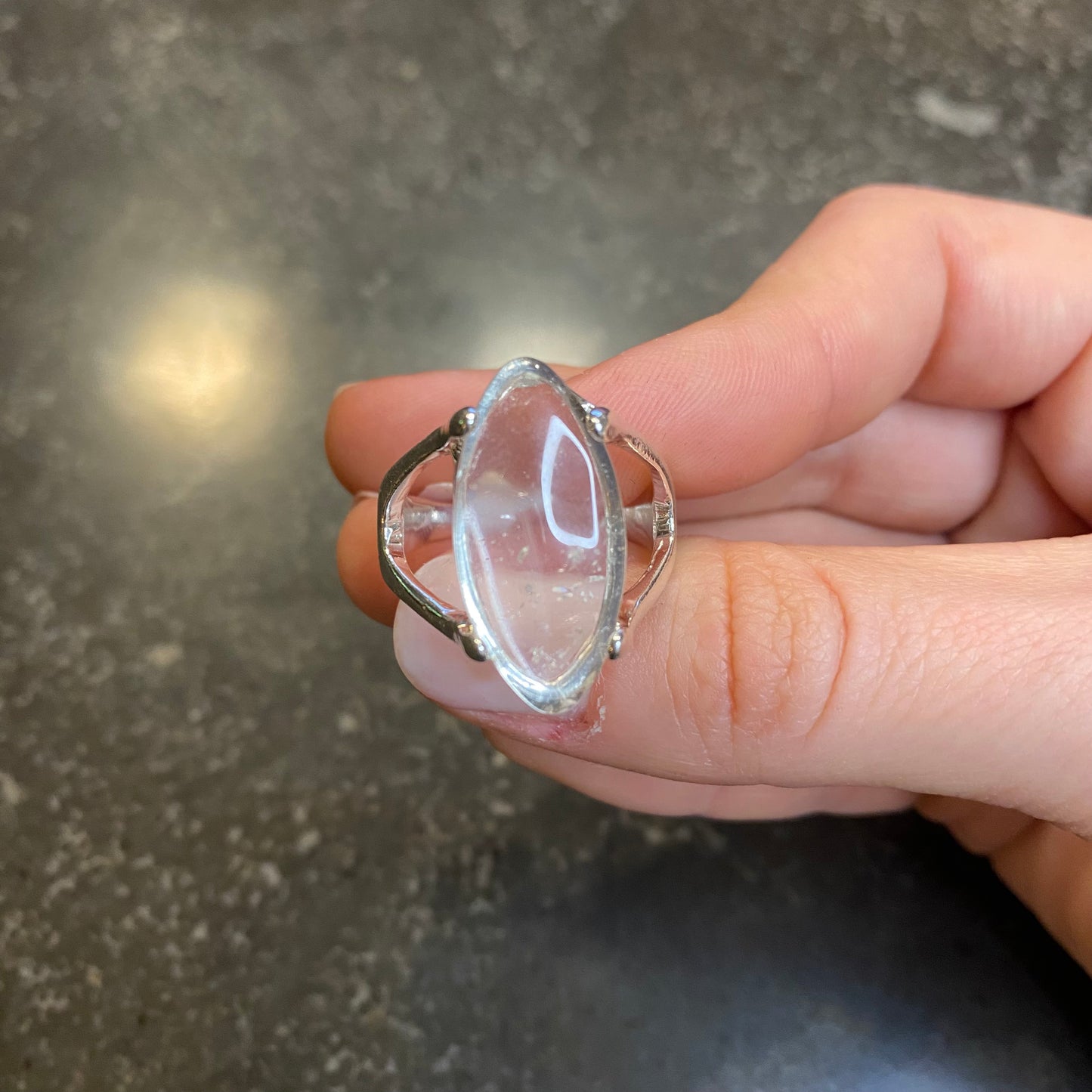Clear Quartz Ring