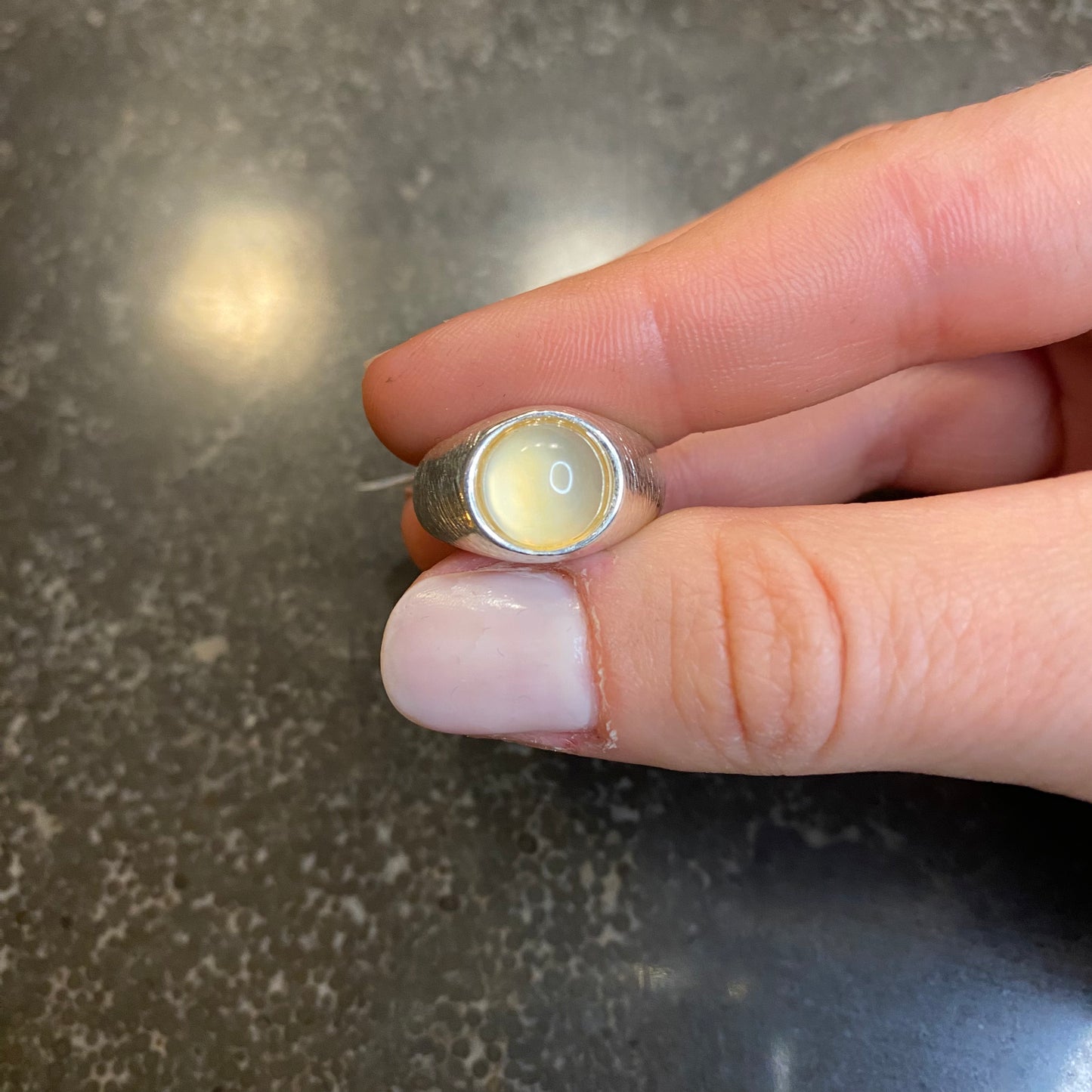 Natural Agate Ring