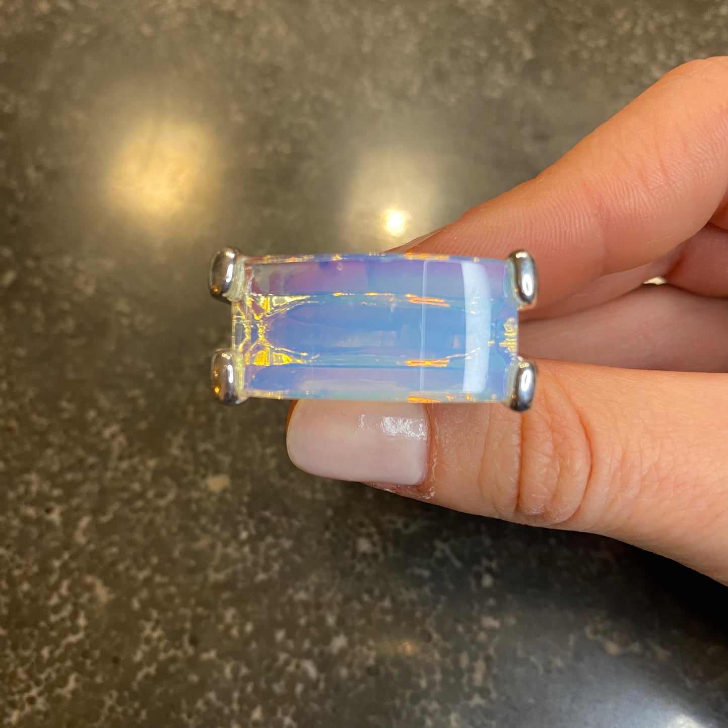 Moonstone Opalite Ring