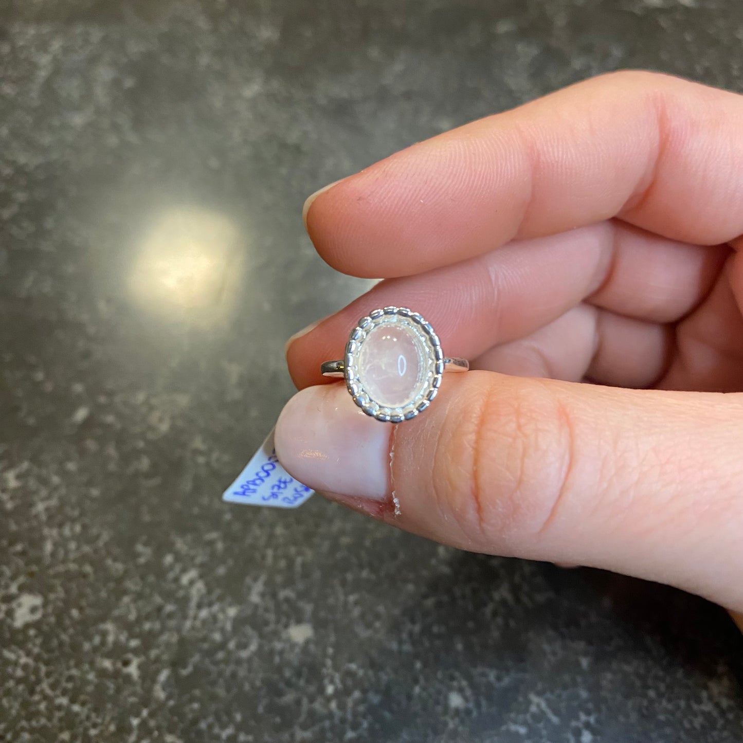 Rose Quartz Mini Ring