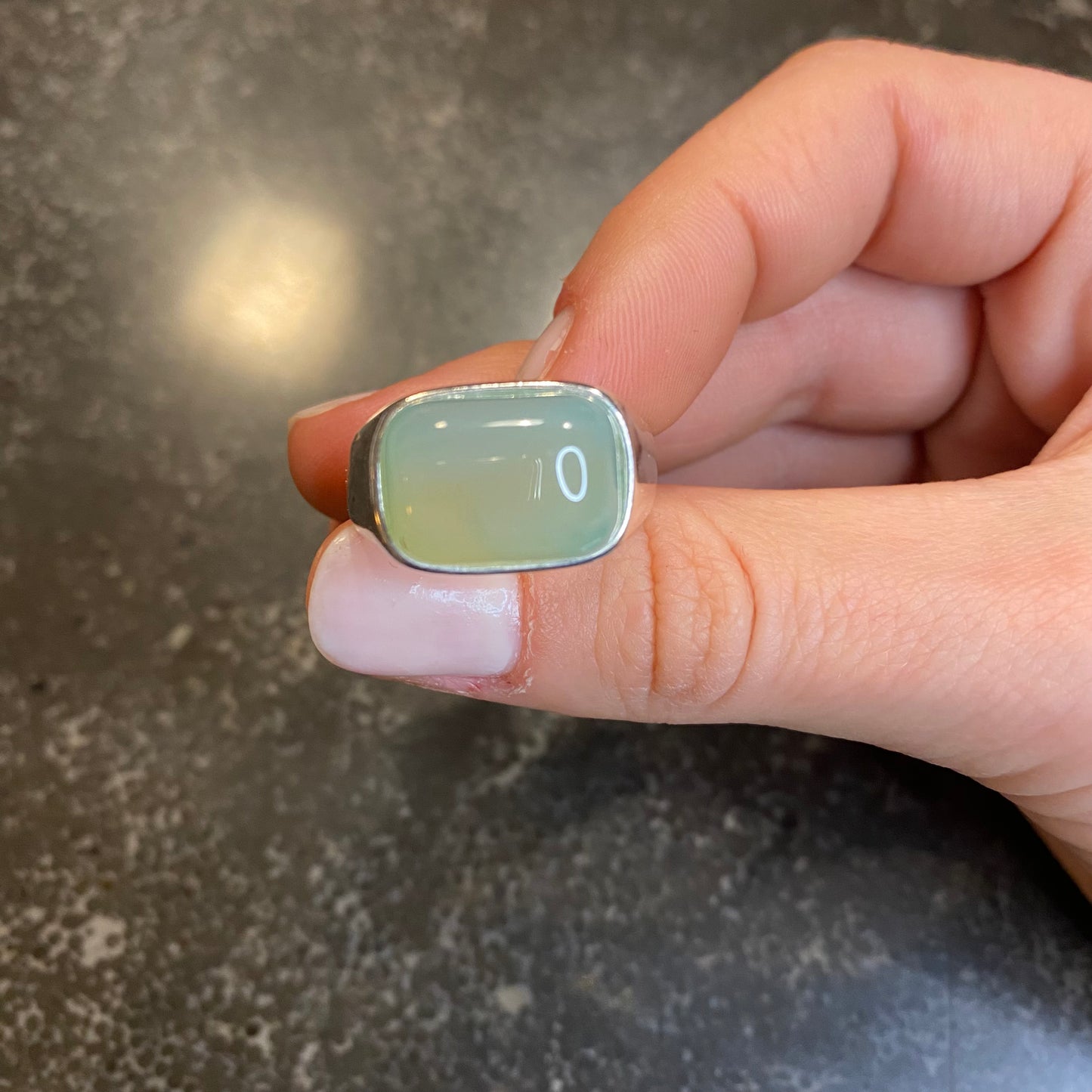 Natural Agate Ring