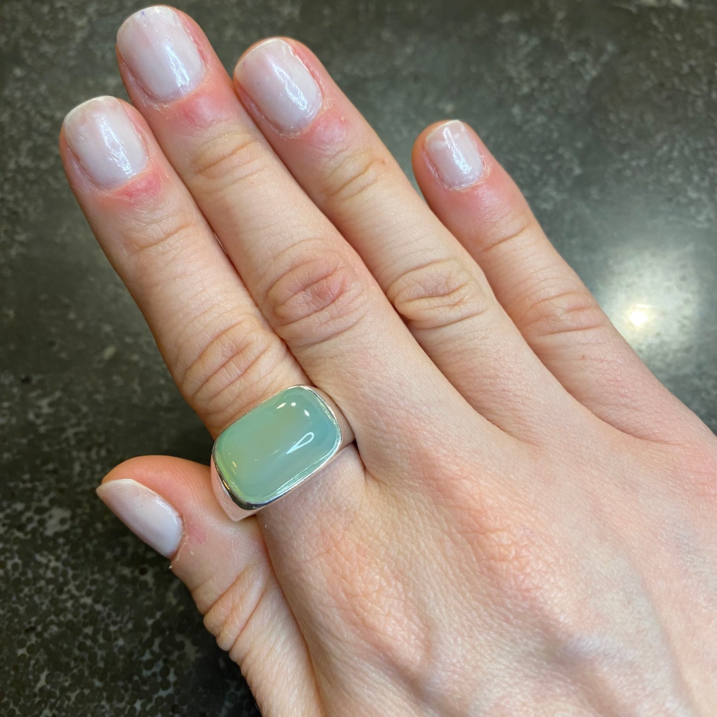 Natural Agate Ring