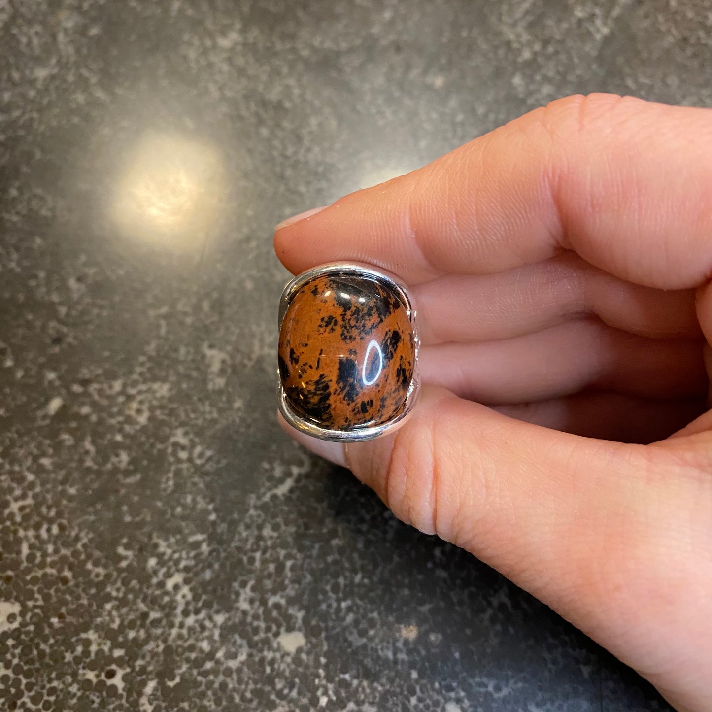 Polychrome Jasper Ring
