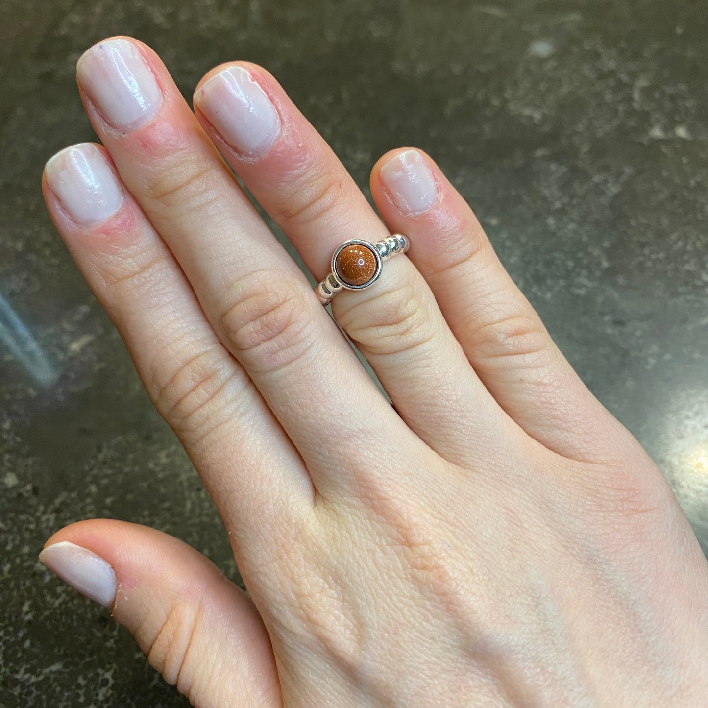 Sunstone Mini Ring