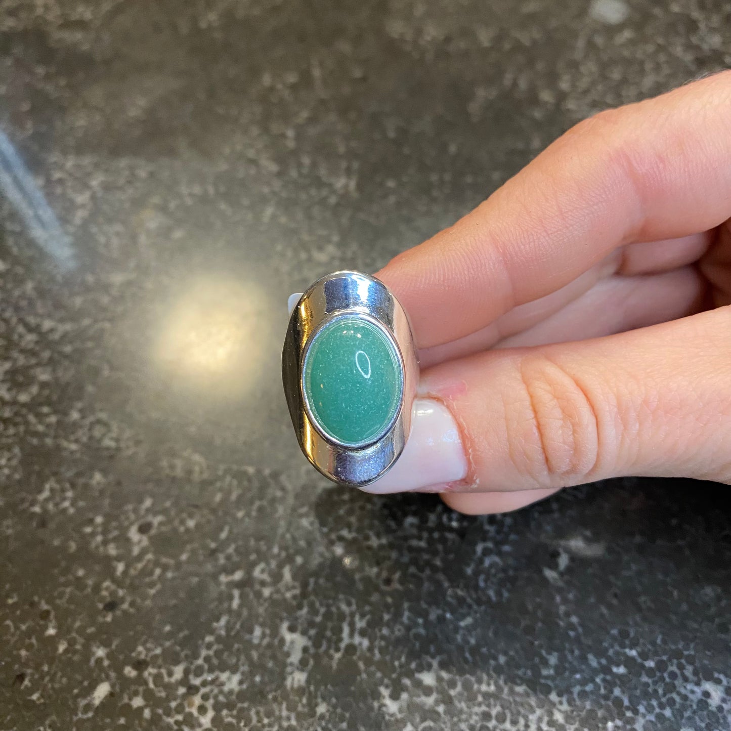 Green Quartz Ring