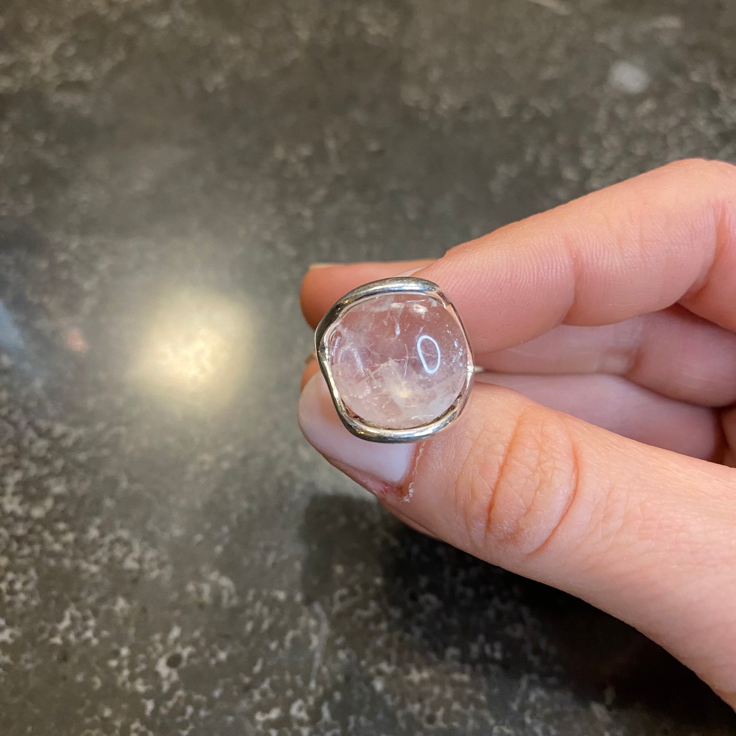 Rose Quartz Ring