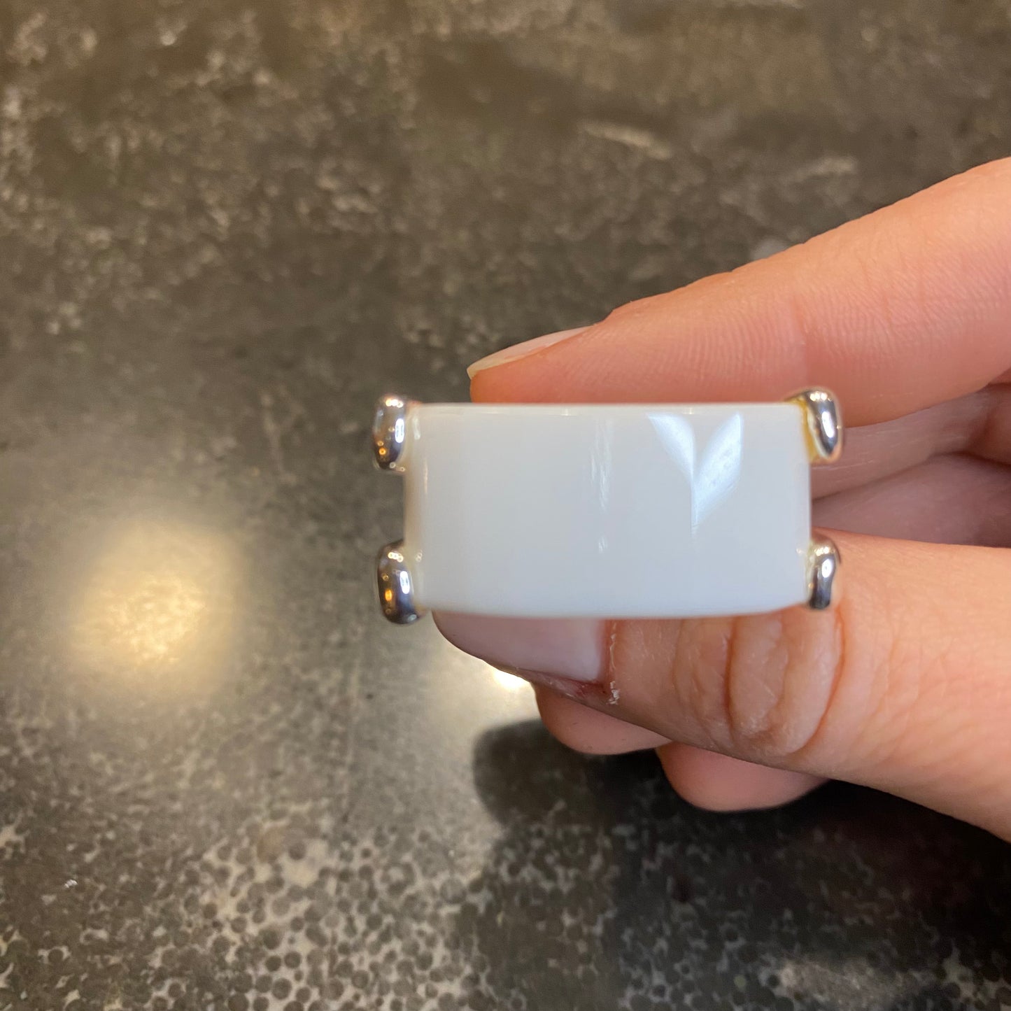 White Quartz Ring