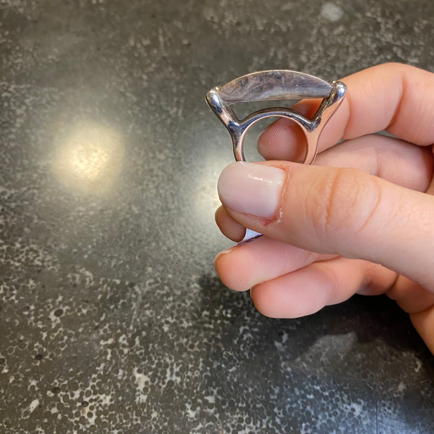 Polychrome Jasper Ring