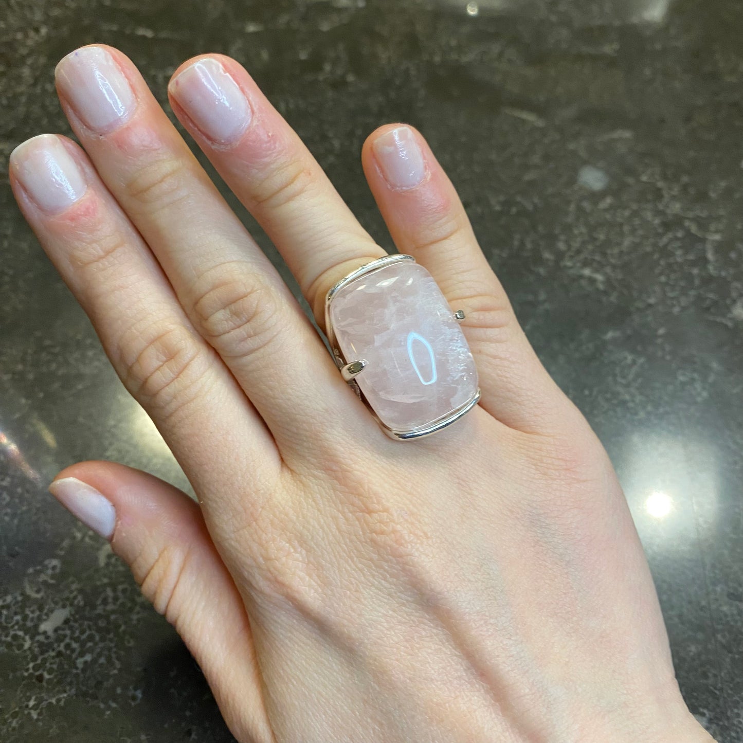 Rose Quartz Ring