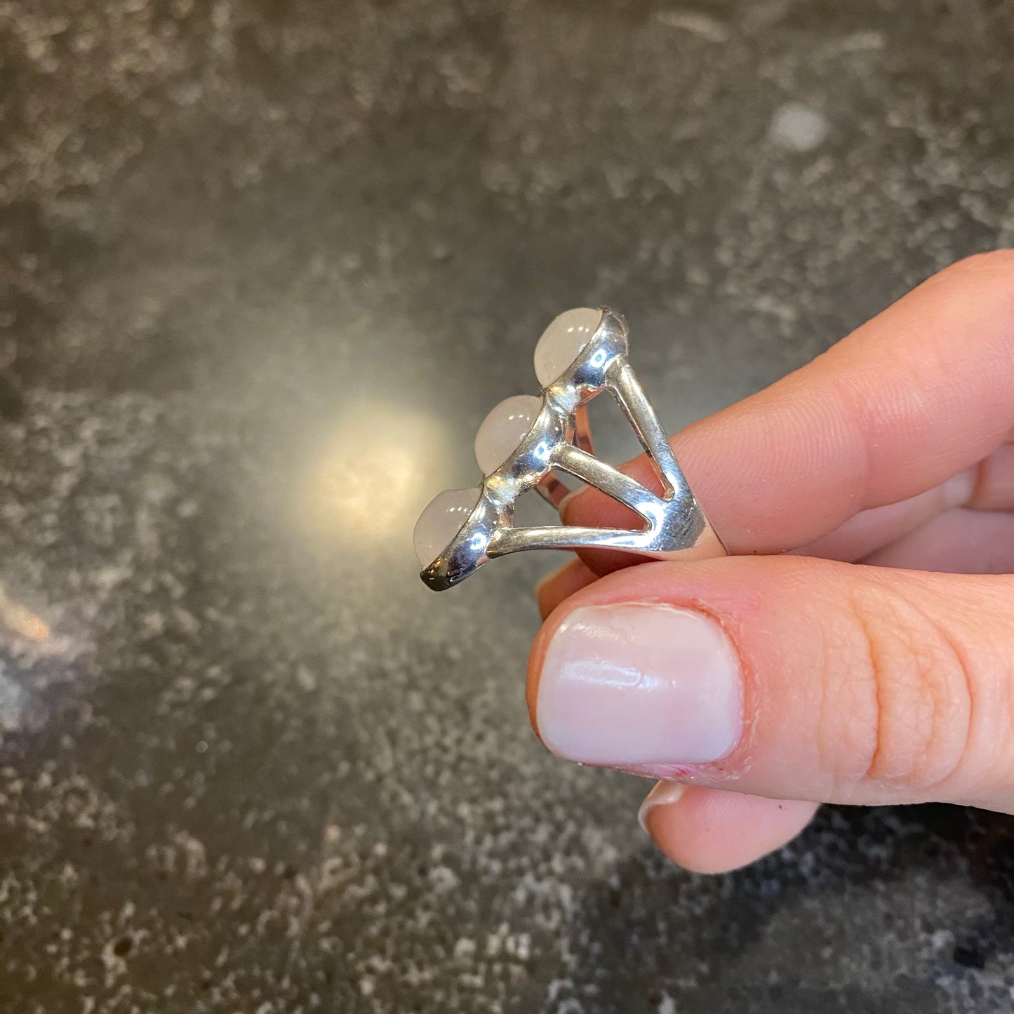 3 Tall Circles Ring