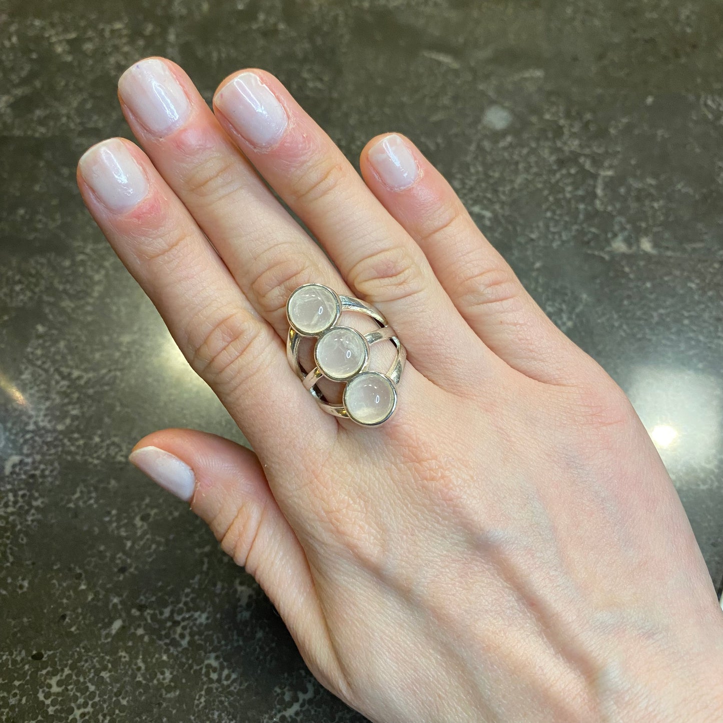 3 Tall Circles Ring