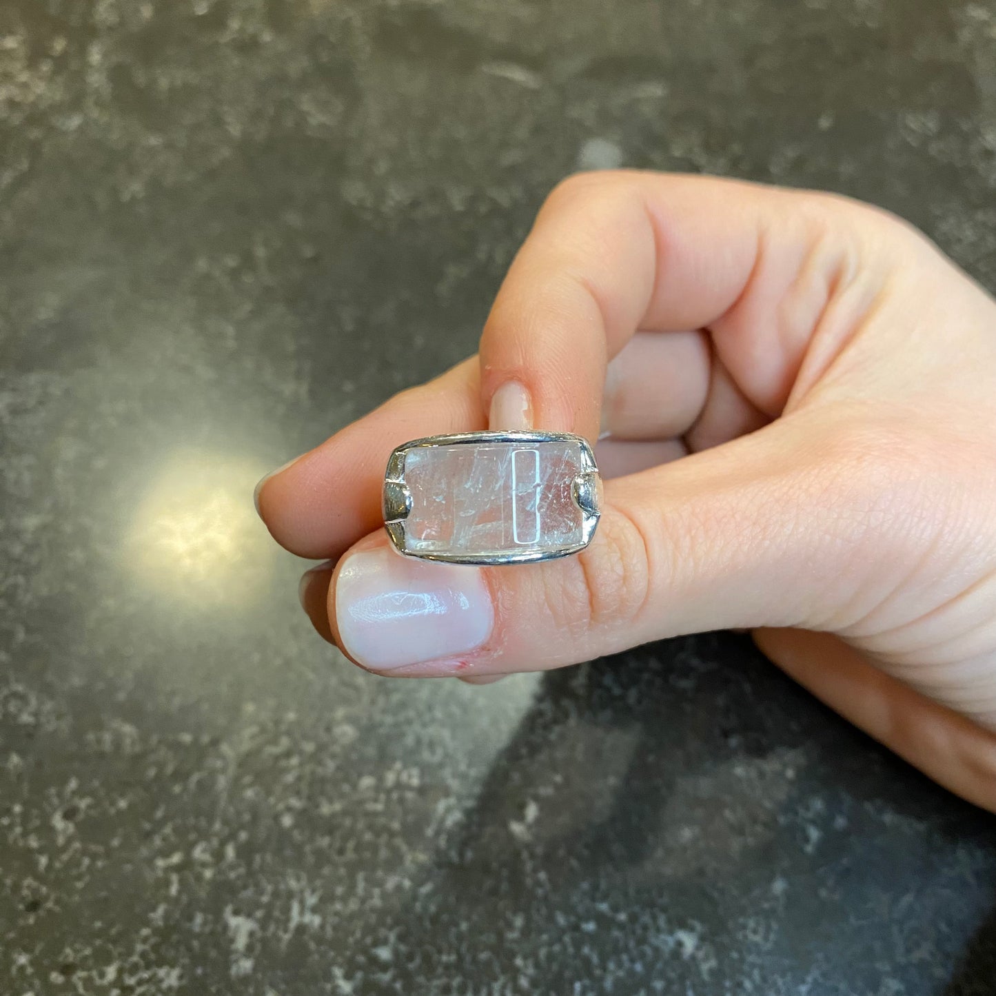 Rose Quartz Ring