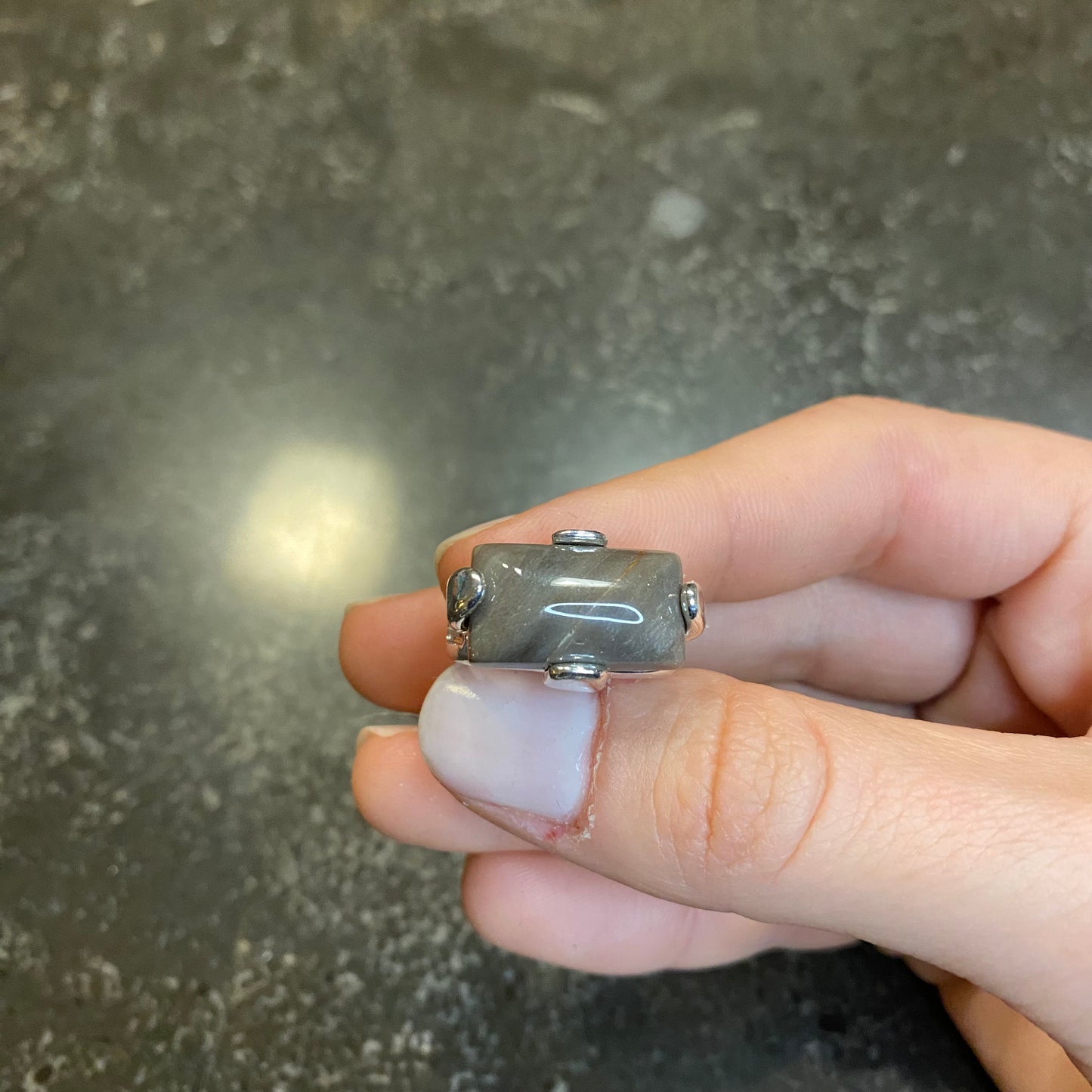 Polychrome Jasper Ring