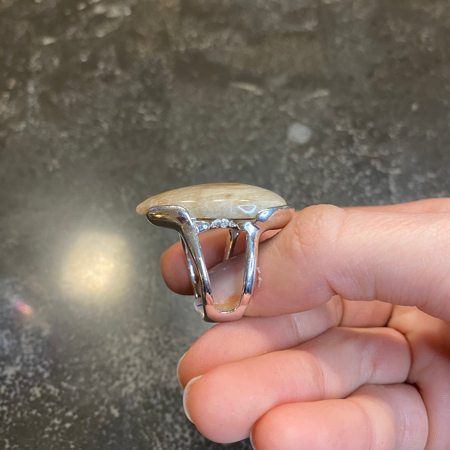 Oversized Teardrop Ring