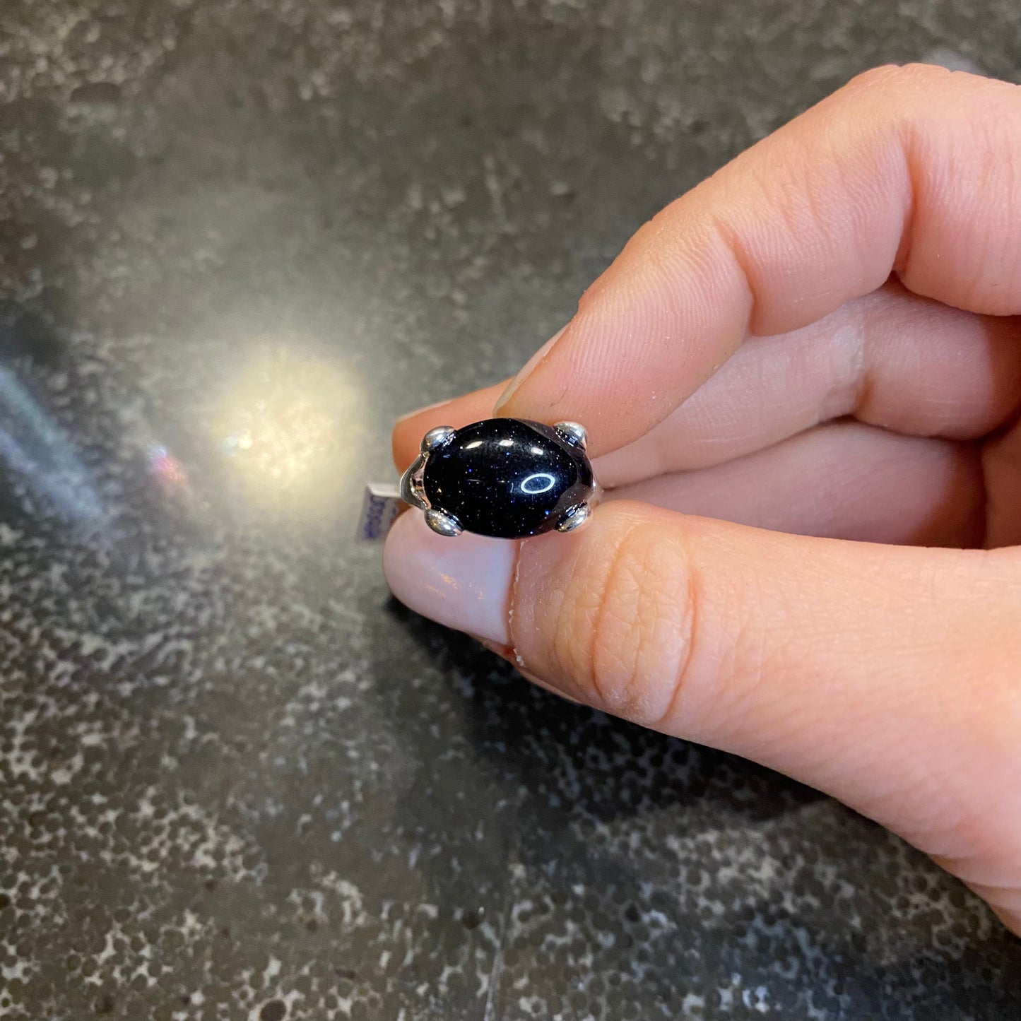 Small Oval Cabochon Ring