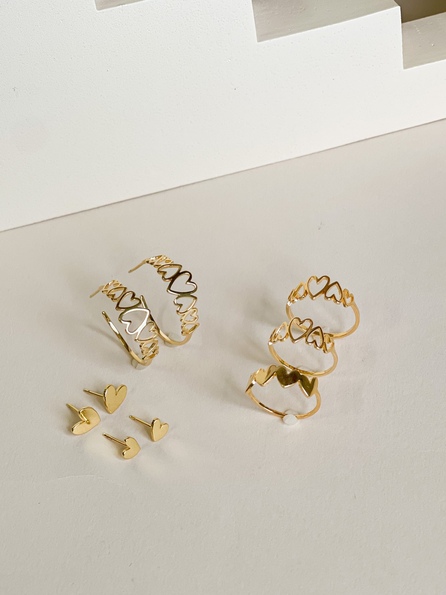 Heart Outline Hoops