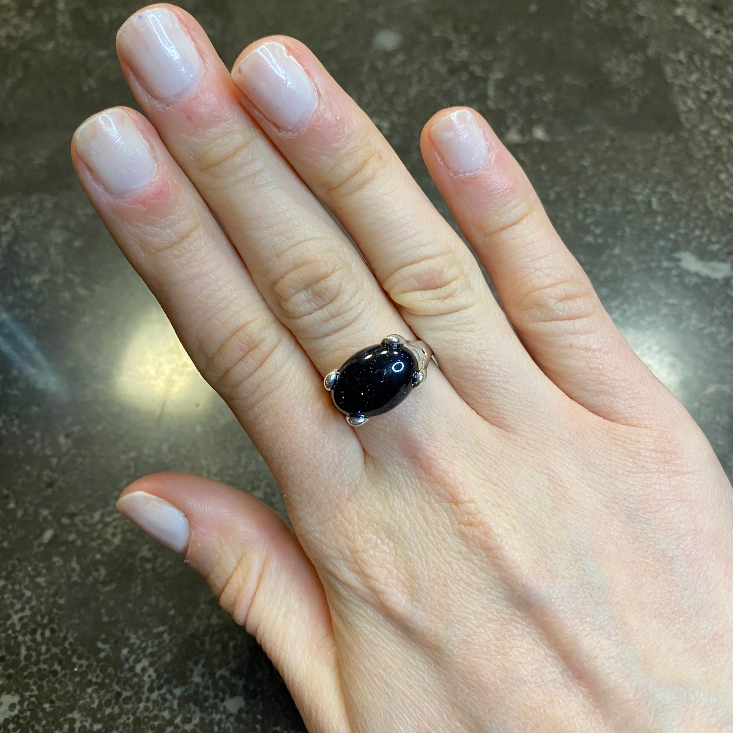 Small Oval Cabochon Ring