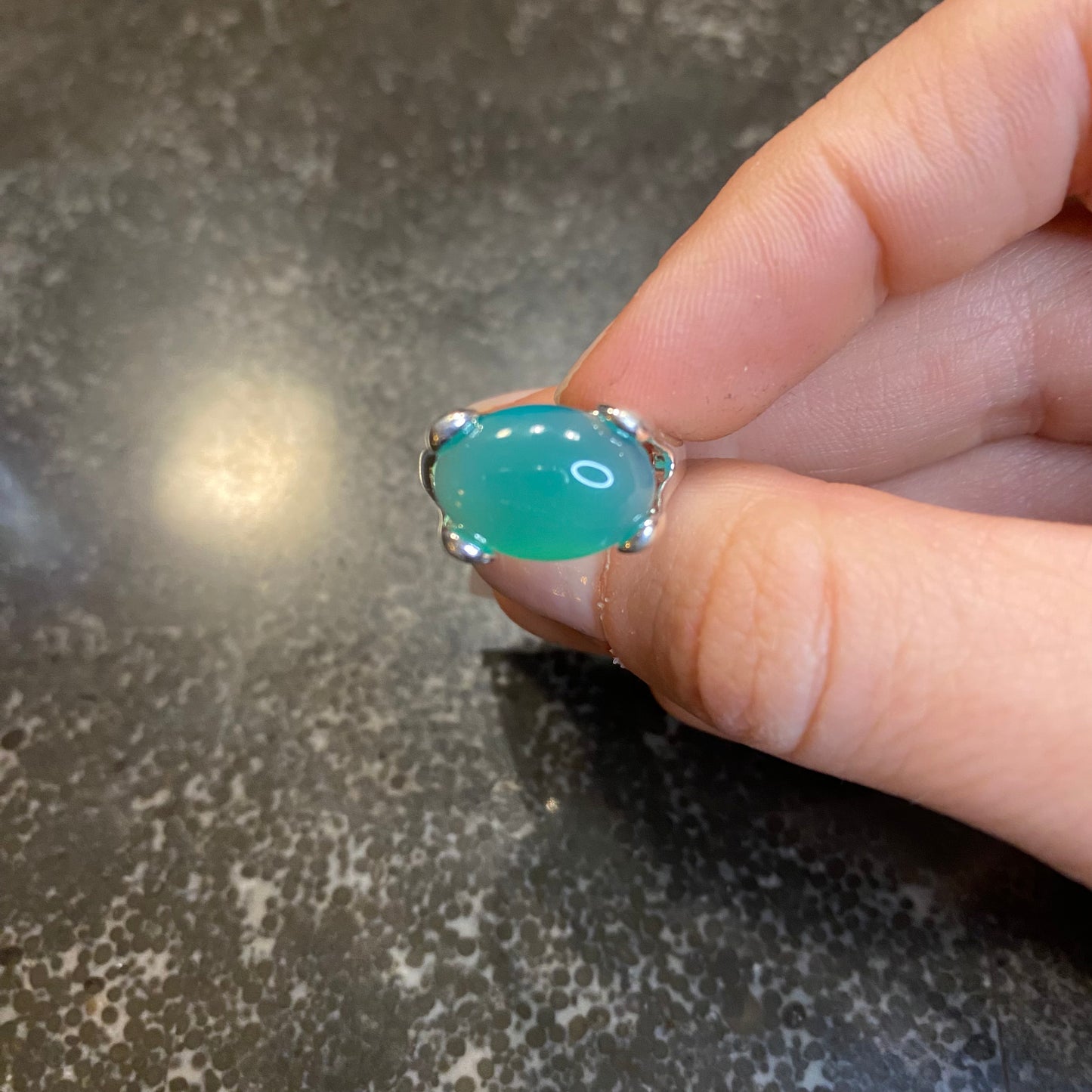 Small Oval Cabochon Ring