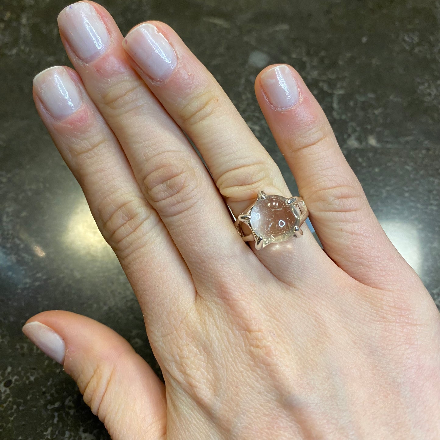 Polished Hug Ring