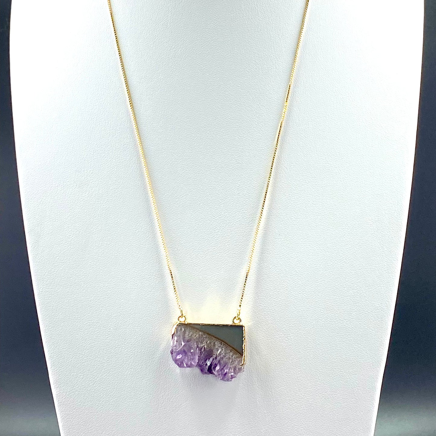Amethyst Druse Necklace