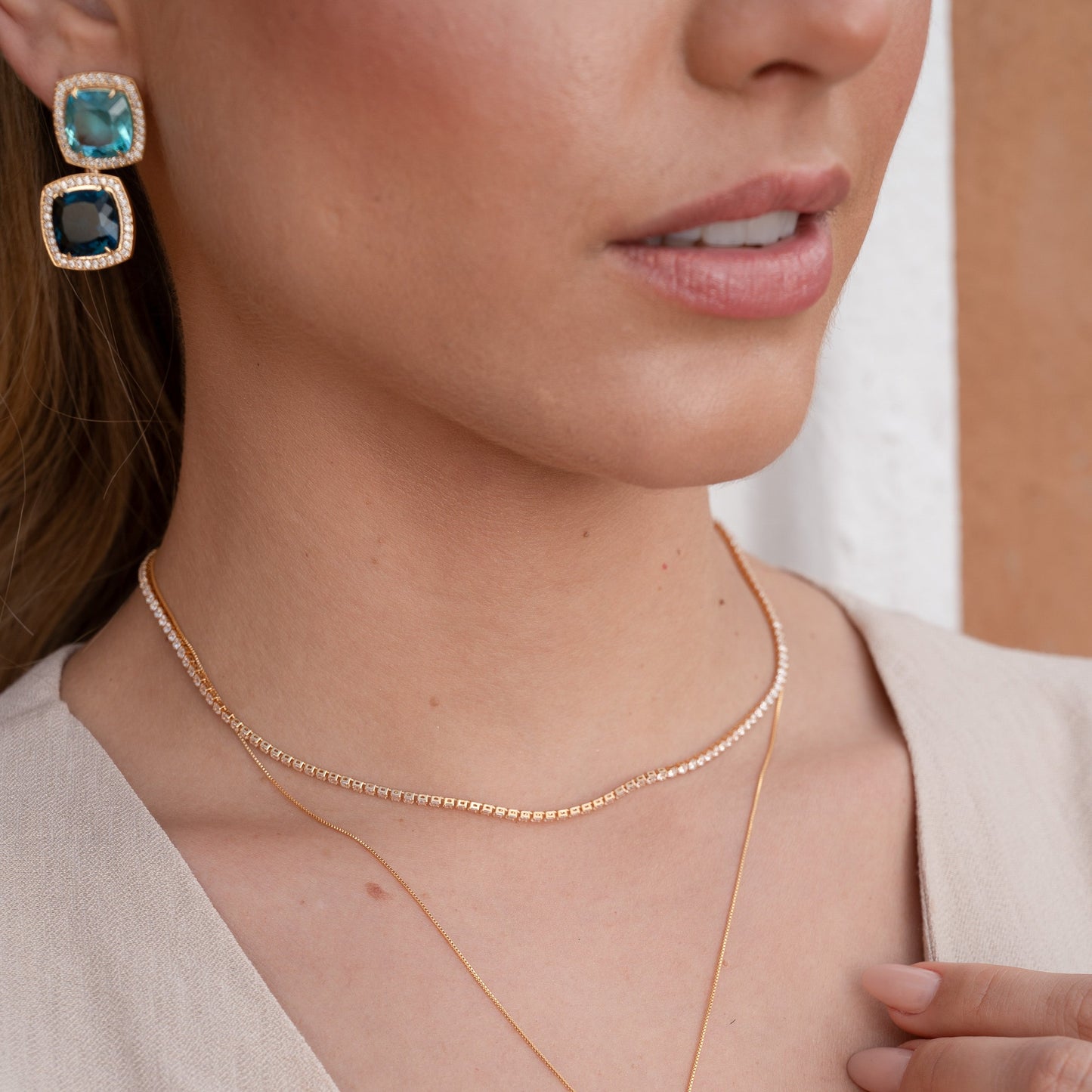 Fancy Zirconia Necklace