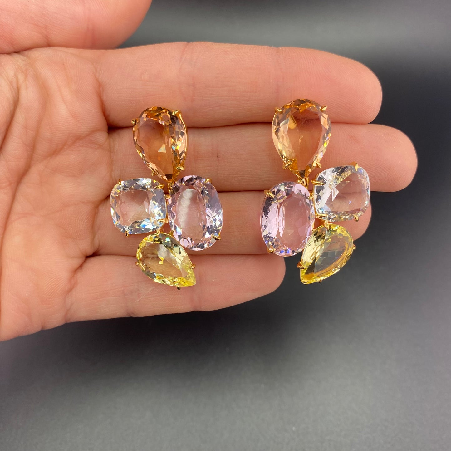 Eve 4 Stones Earring