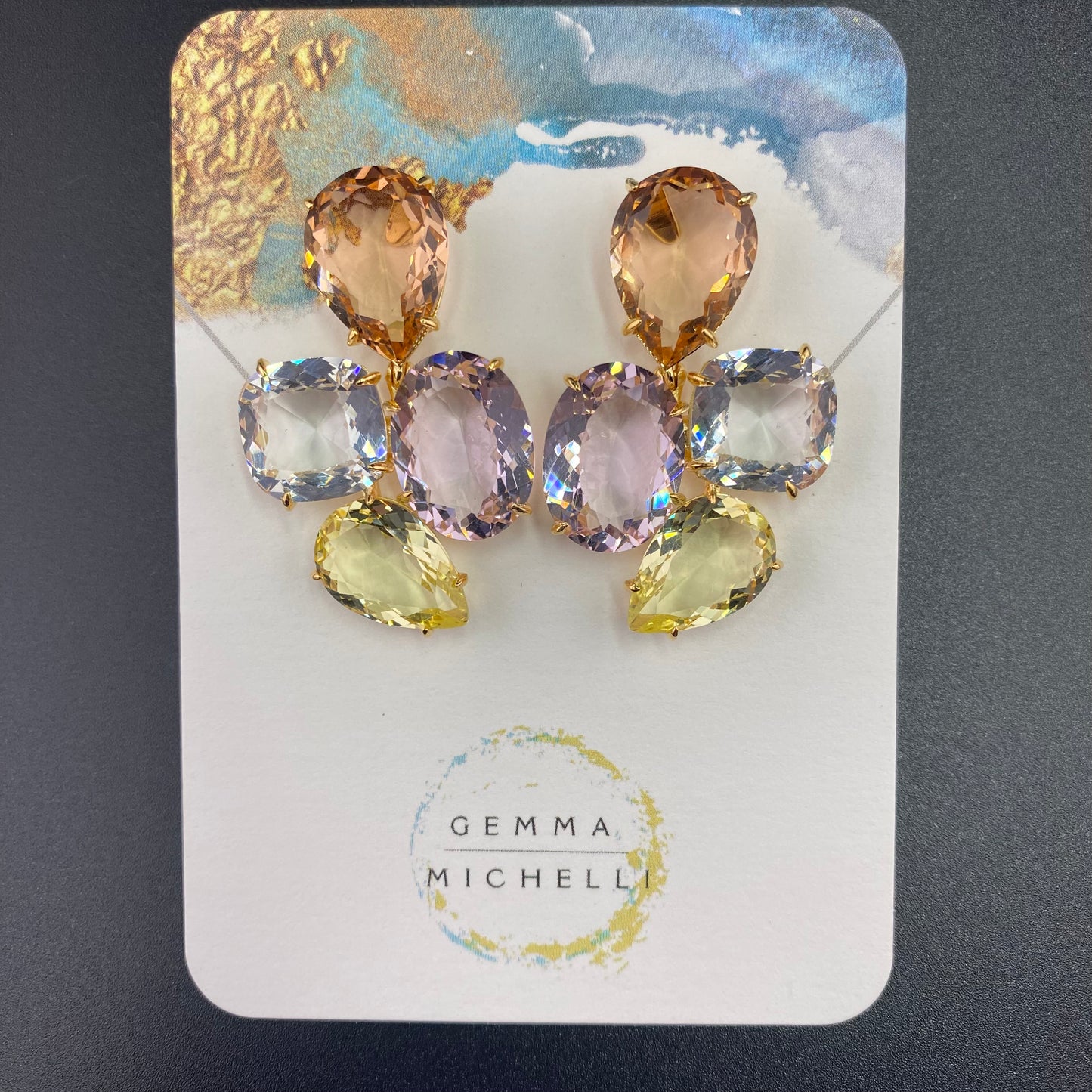 Eve 4 Stones Earring