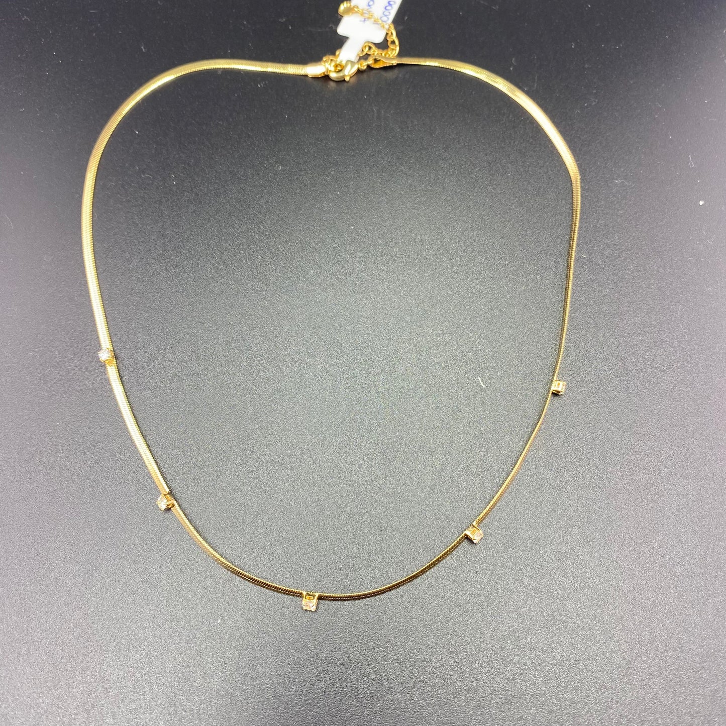 Zirconia Light Points Choker