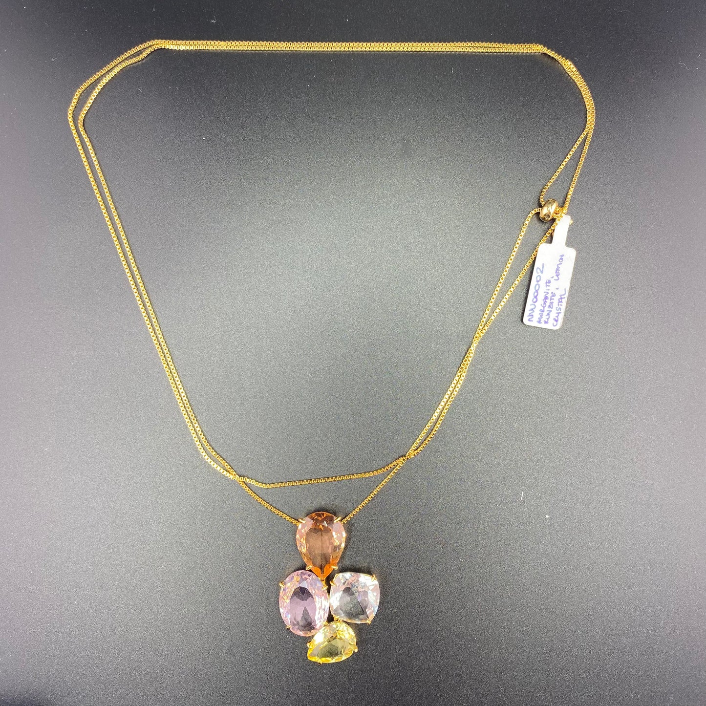 Eve 4 Stones Necklace