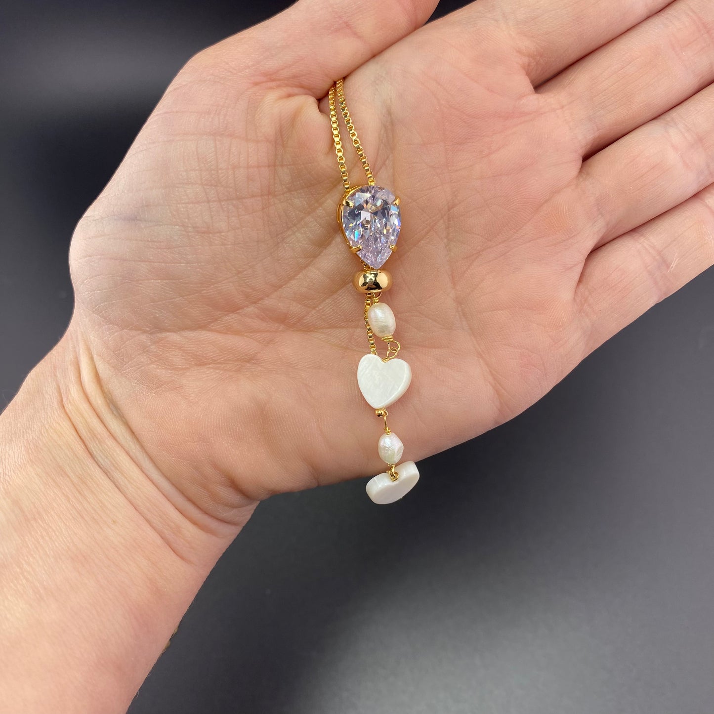 Drop Tie Necklace