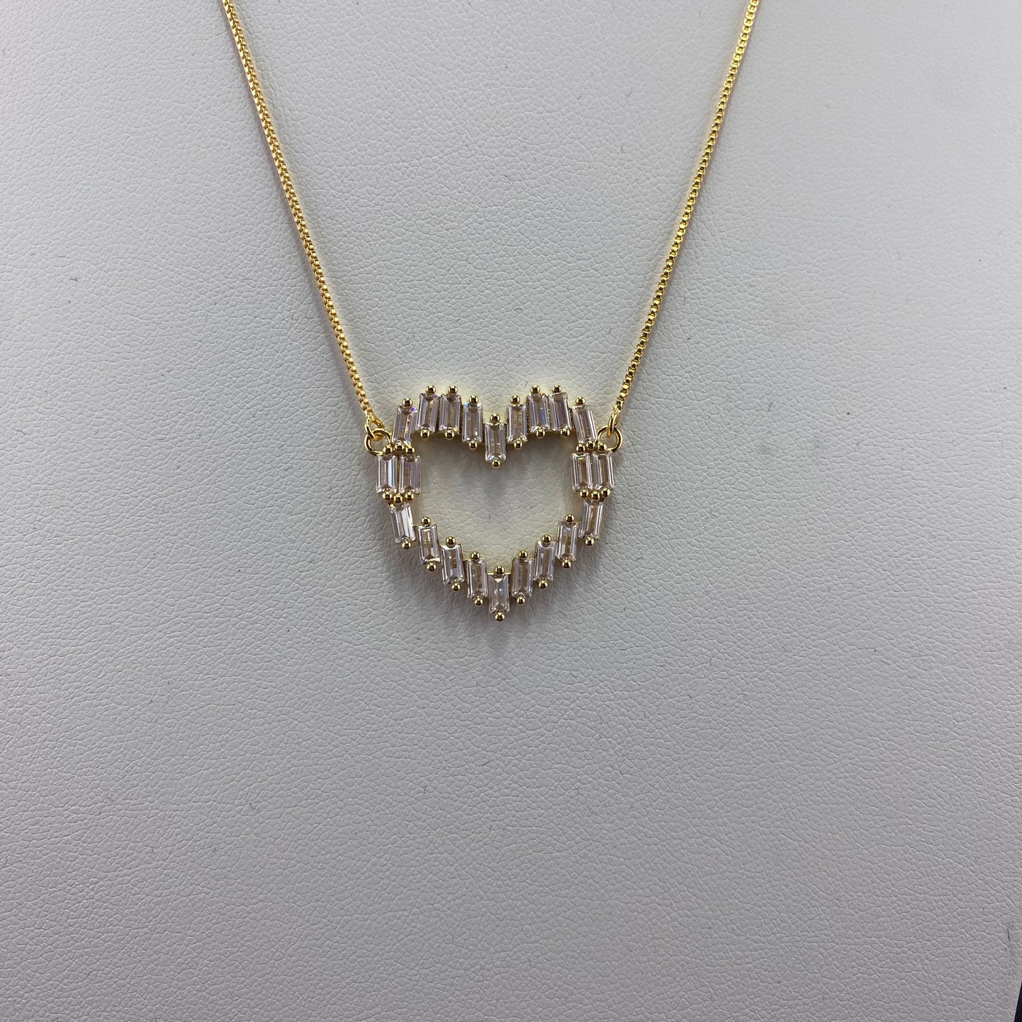 Zirconia Heart Necklace