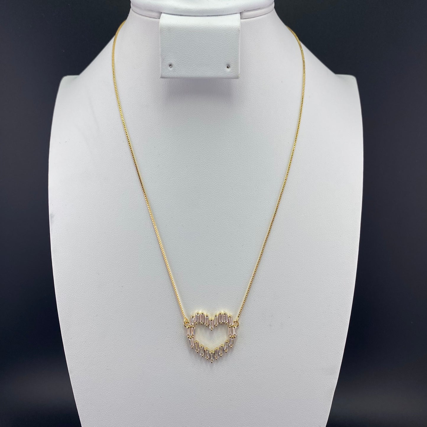 Zirconia Heart Necklace
