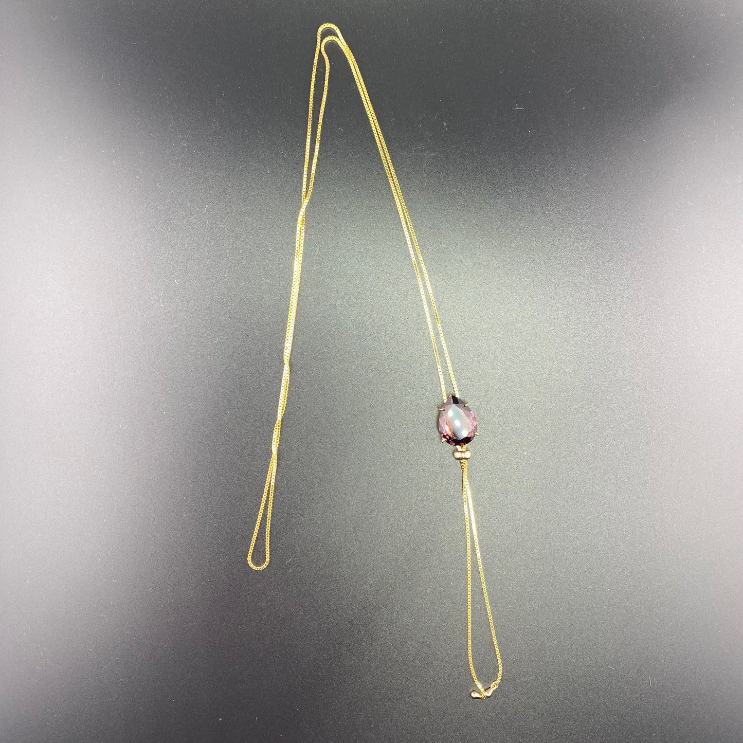 Big Drop Tie Necklace