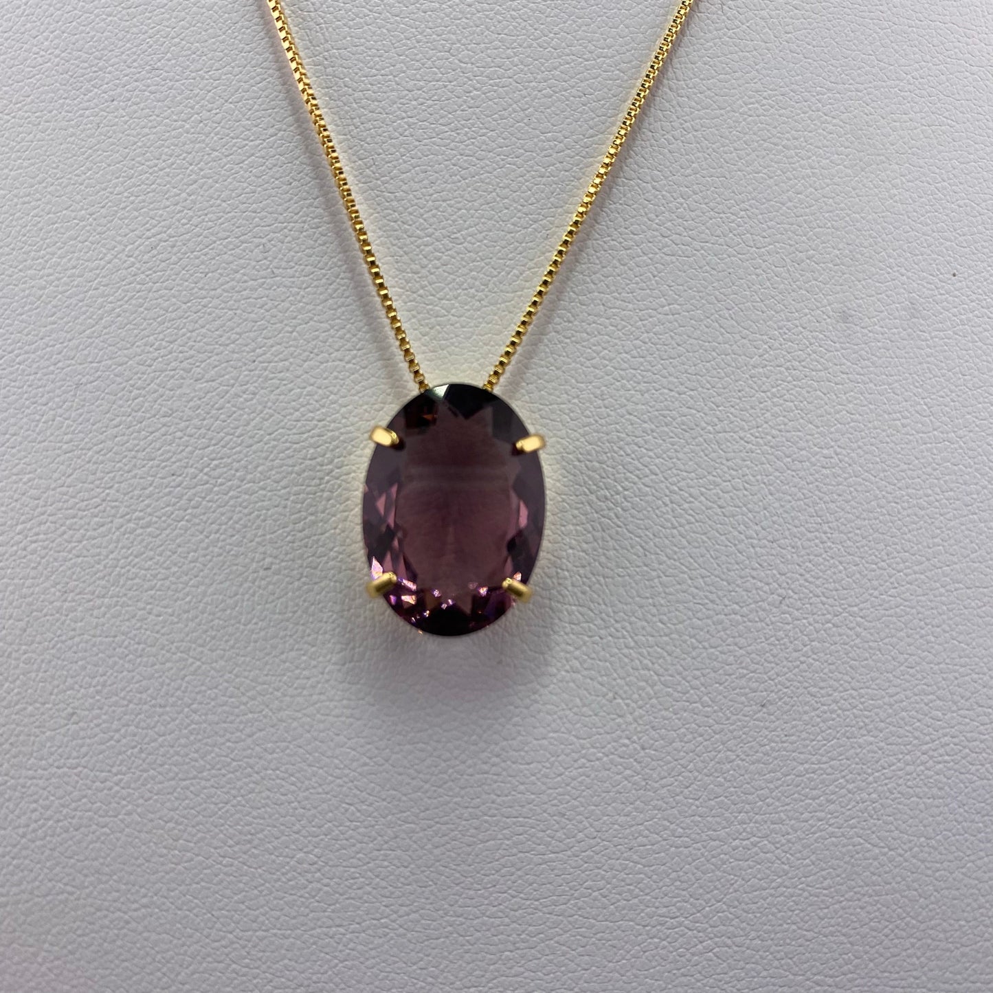 Classic Oval Stone Necklace