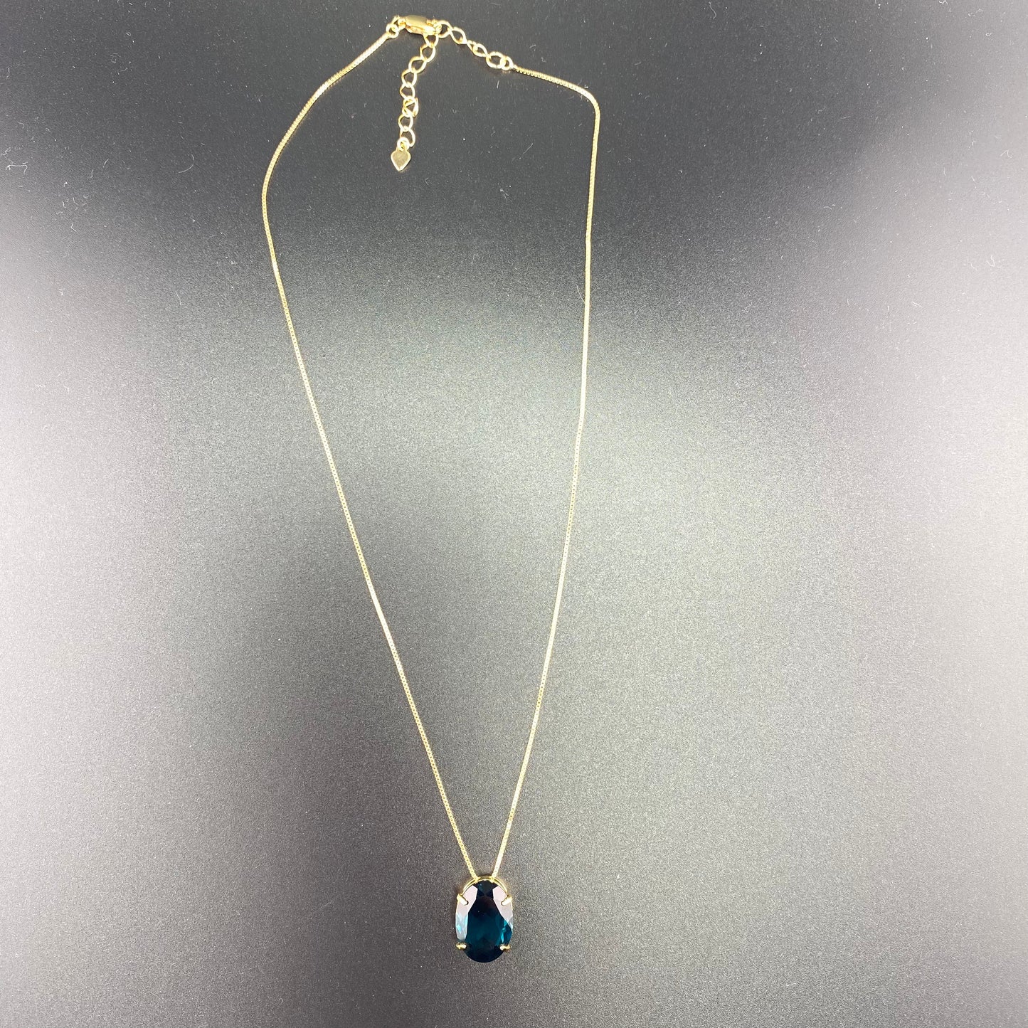 Classic Oval Stone Necklace