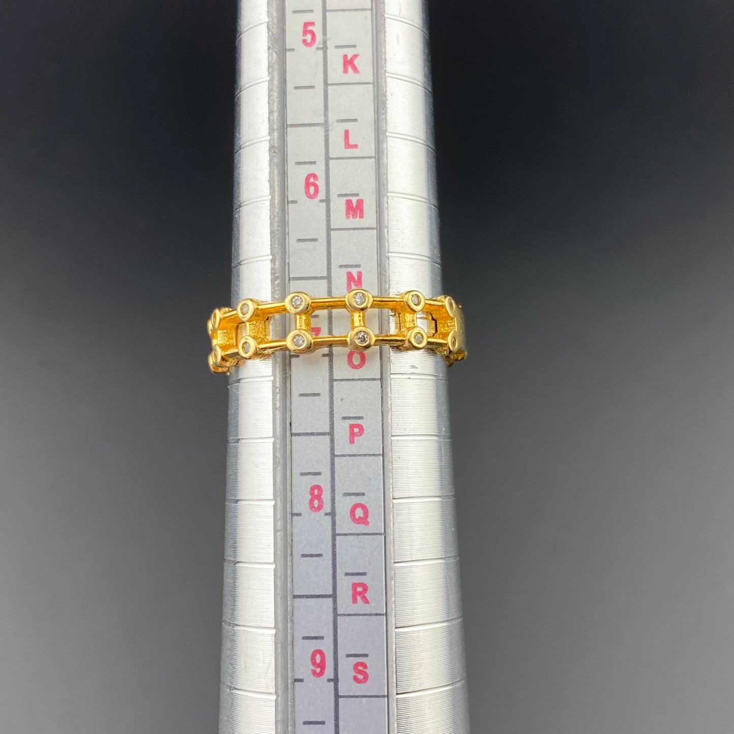 Zirconia Ladder Ring