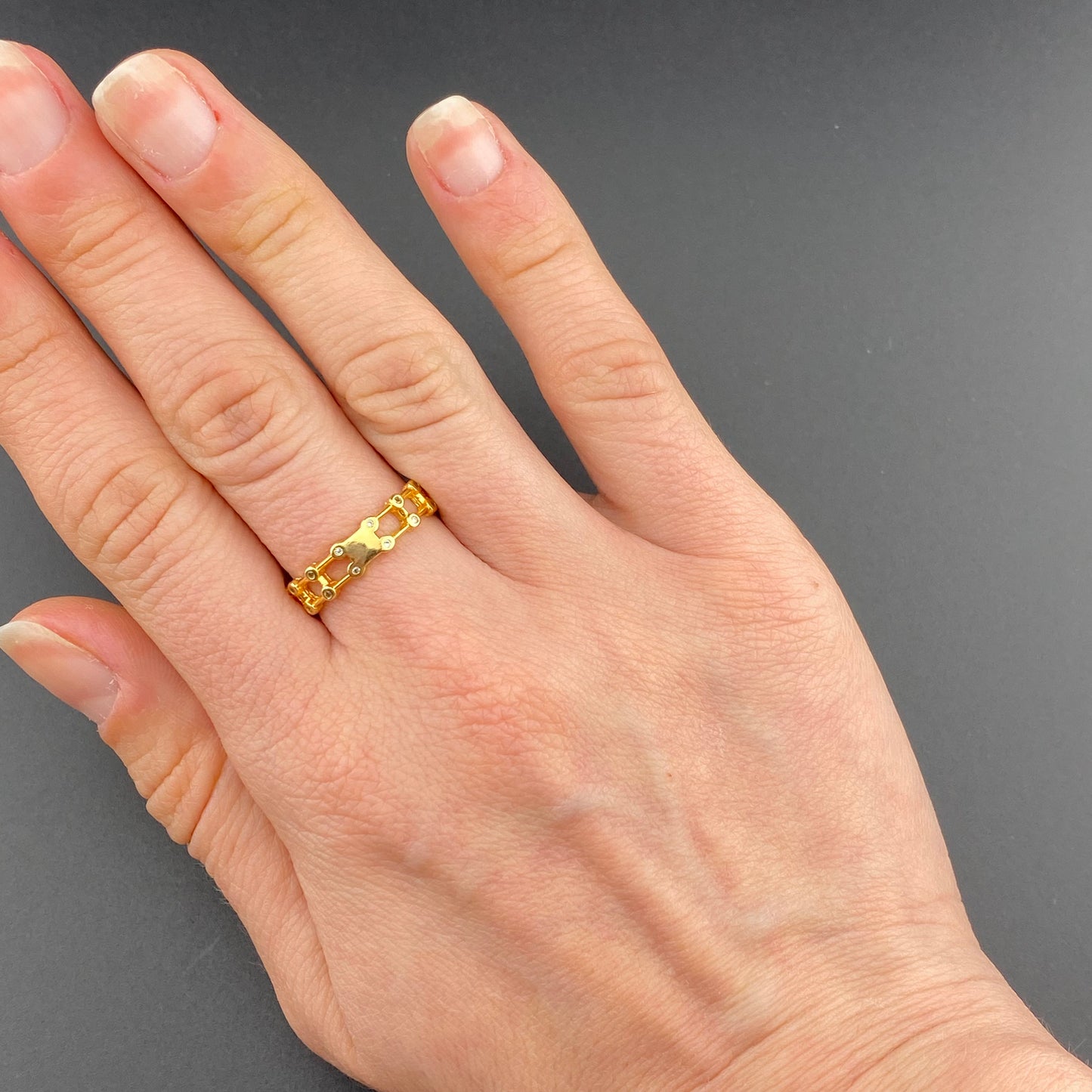 Zirconia Ladder Ring