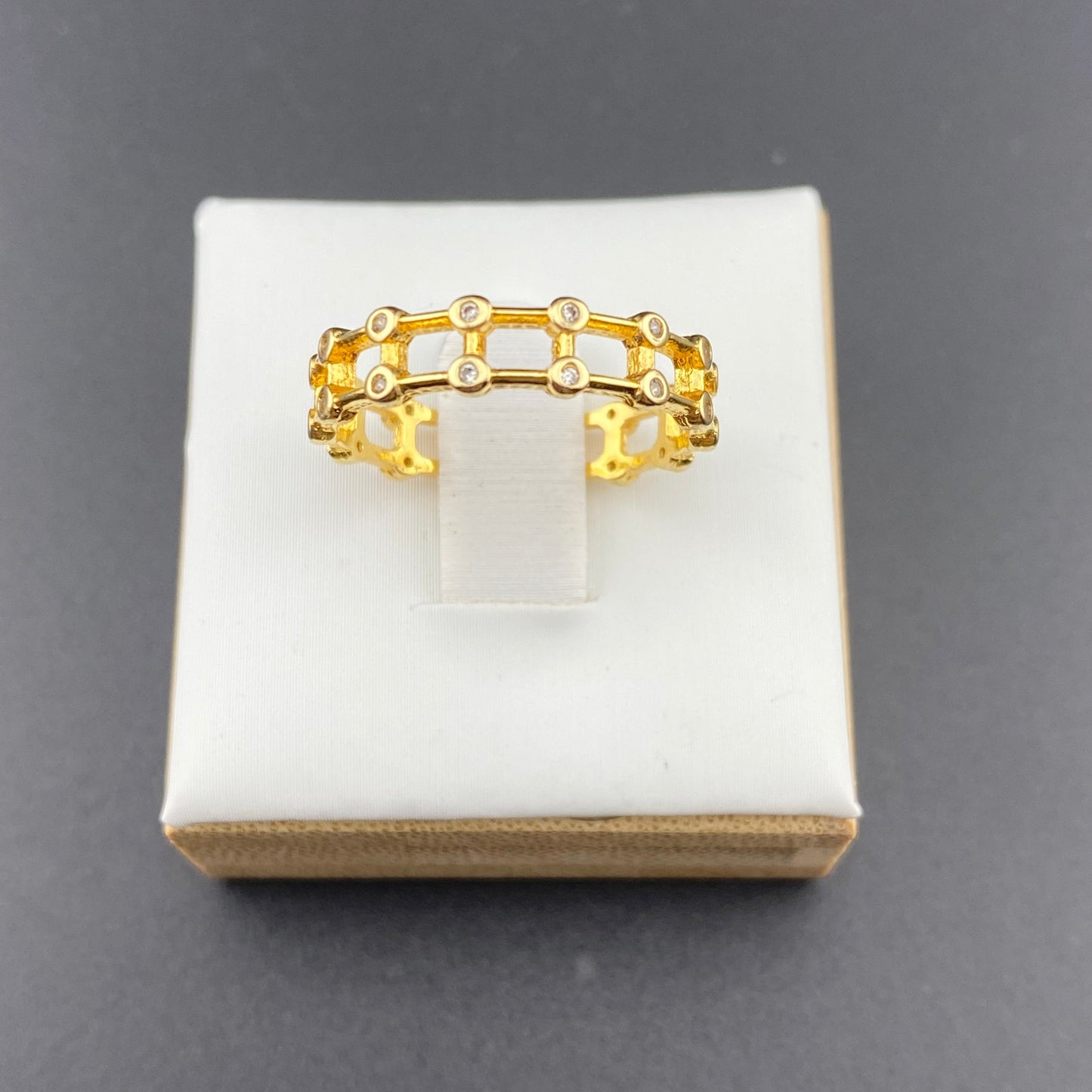 Zirconia Ladder Ring